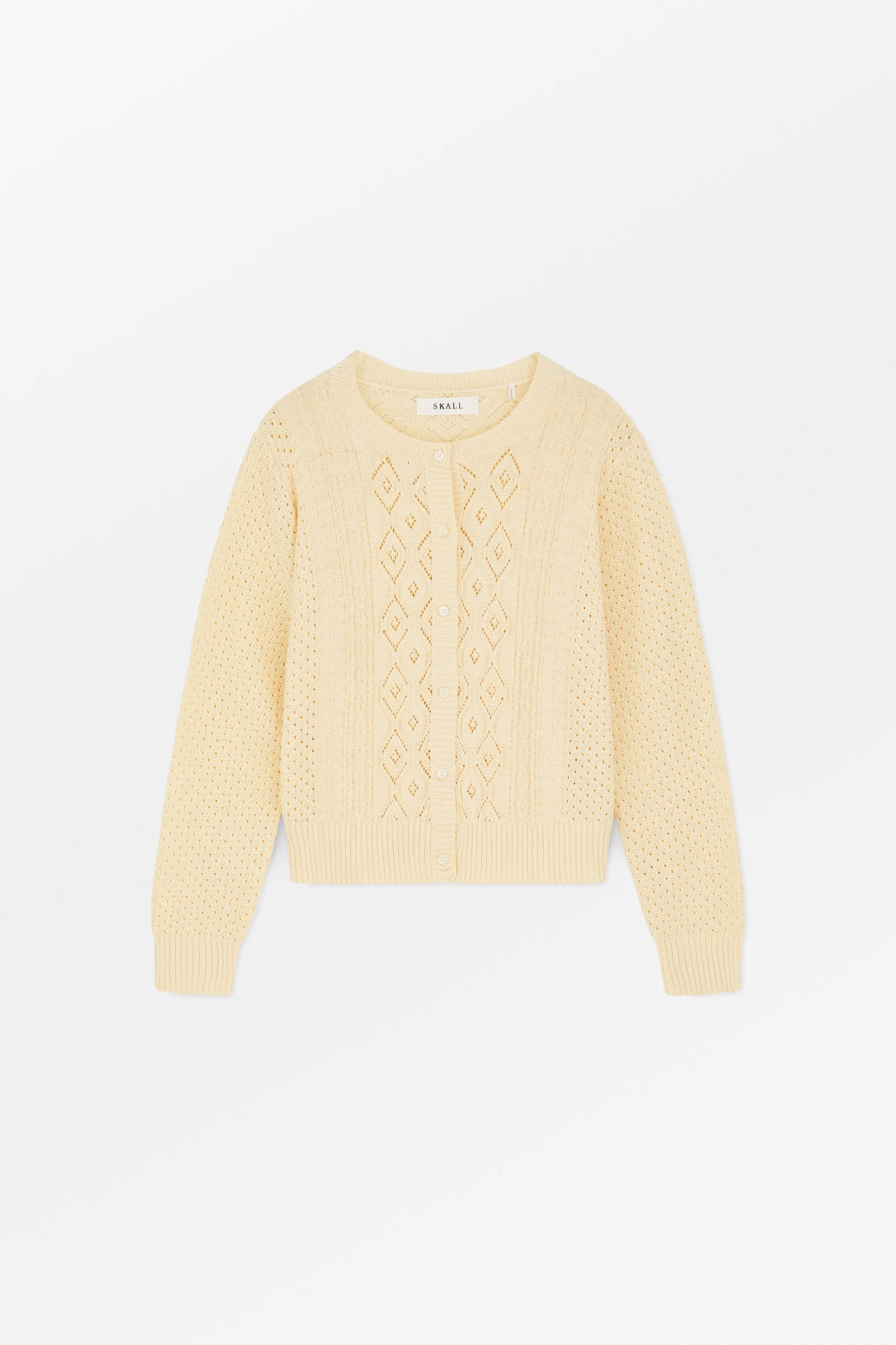 Alexa cardigan - Pastel yellow sold by Skall Studio