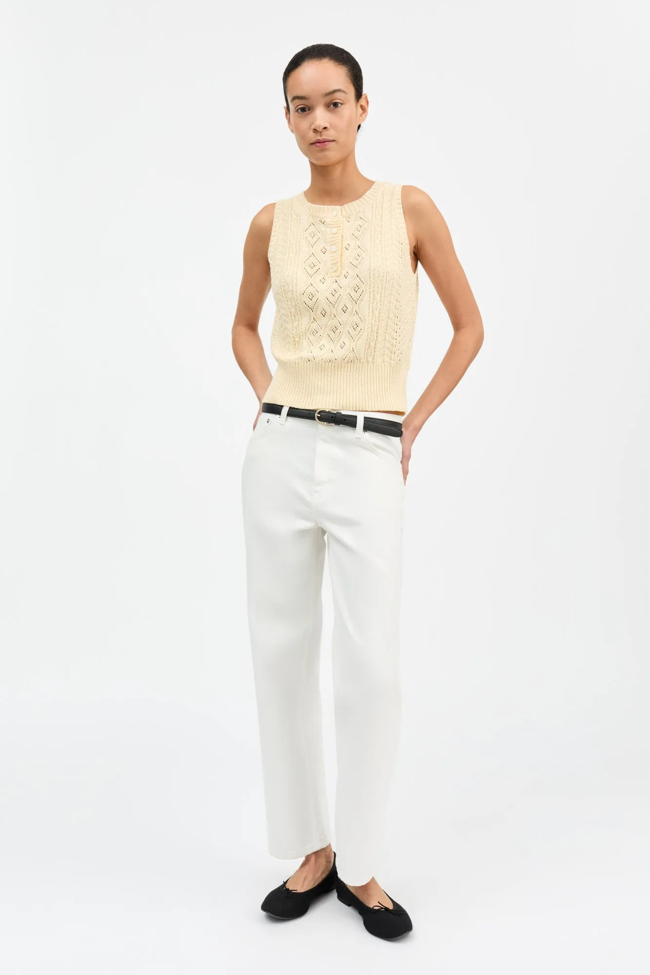 Alexa top - Pastel yellow sold by Skall Studio product image thumbnail 3