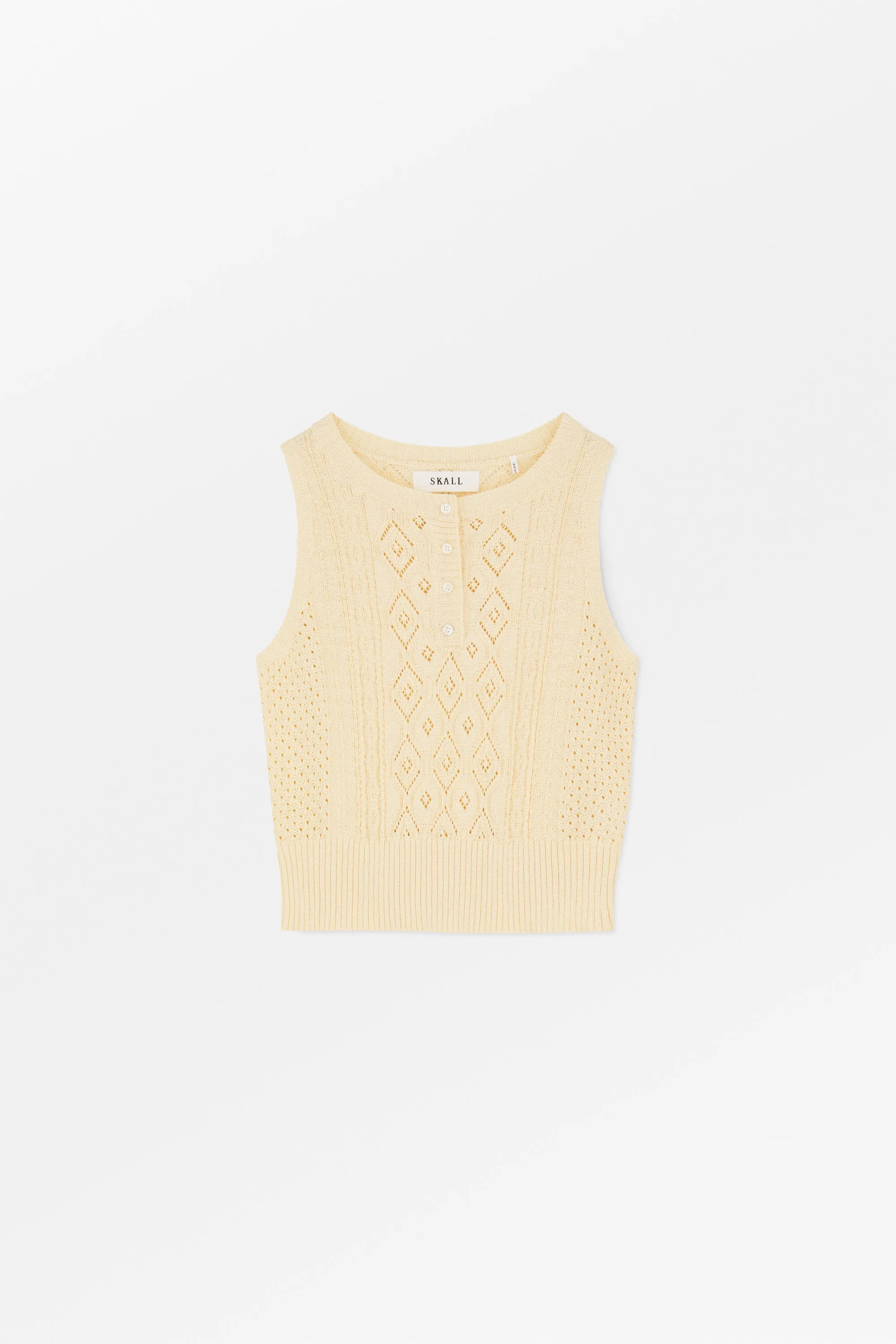 Alexa top - Pastel yellow sold by Skall Studio