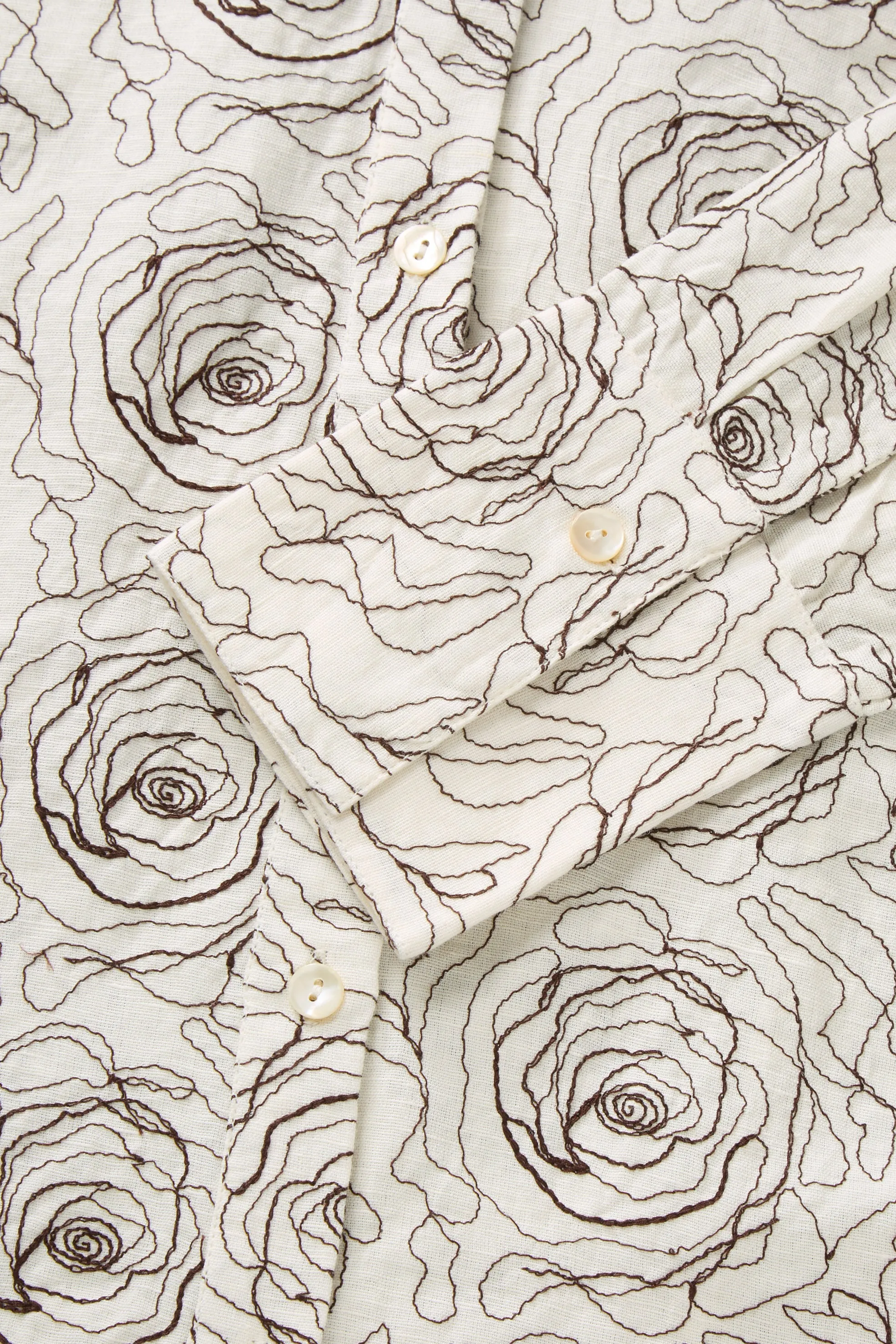 Fauna shirt - Ecru sold by Skall Studio product image thumbnail 5