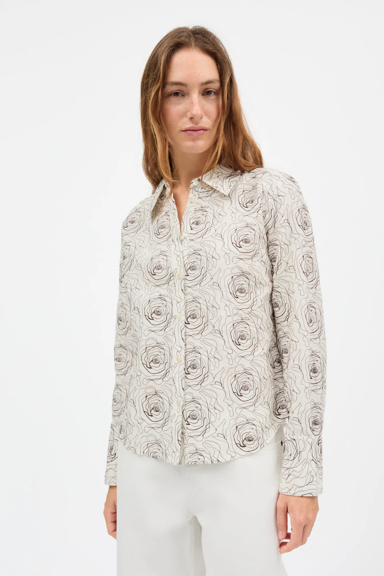 Fauna shirt - Ecru sold by Skall Studio product image thumbnail 2