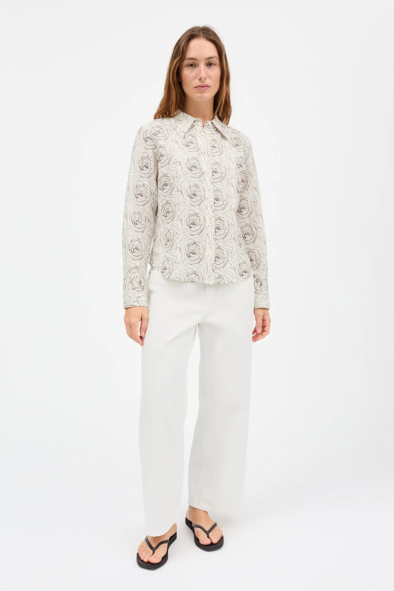 Fauna shirt - Ecru sold by Skall Studio product image thumbnail 3