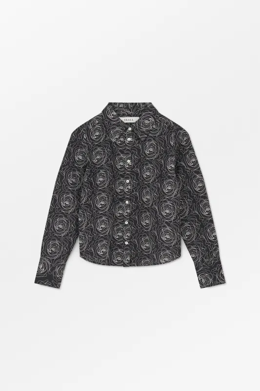 Fauna shirt - Black made by Skall Studio