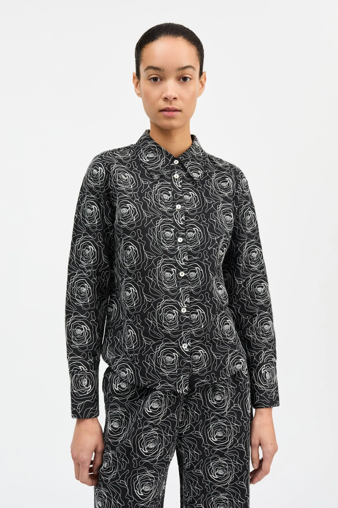 Fauna shirt - Black sold by Skall Studio product image thumbnail 2