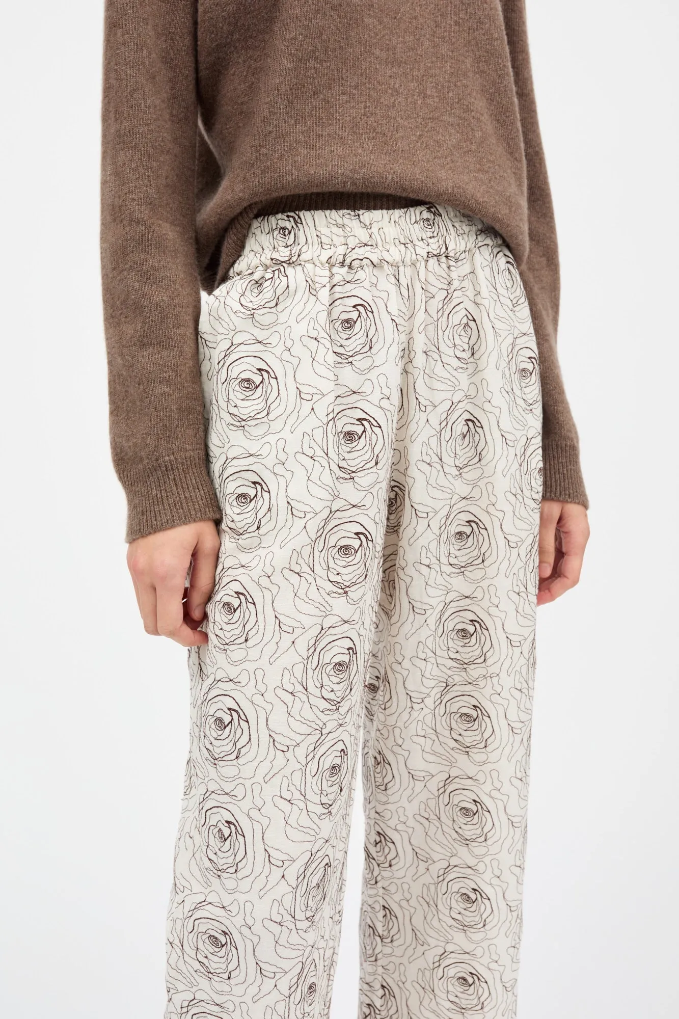 Jasmine pants - Ecru sold by Skall Studio product image thumbnail 3