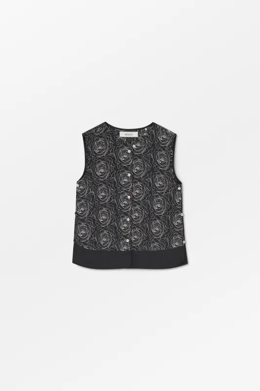 Mollie top - Black made by Skall Studio