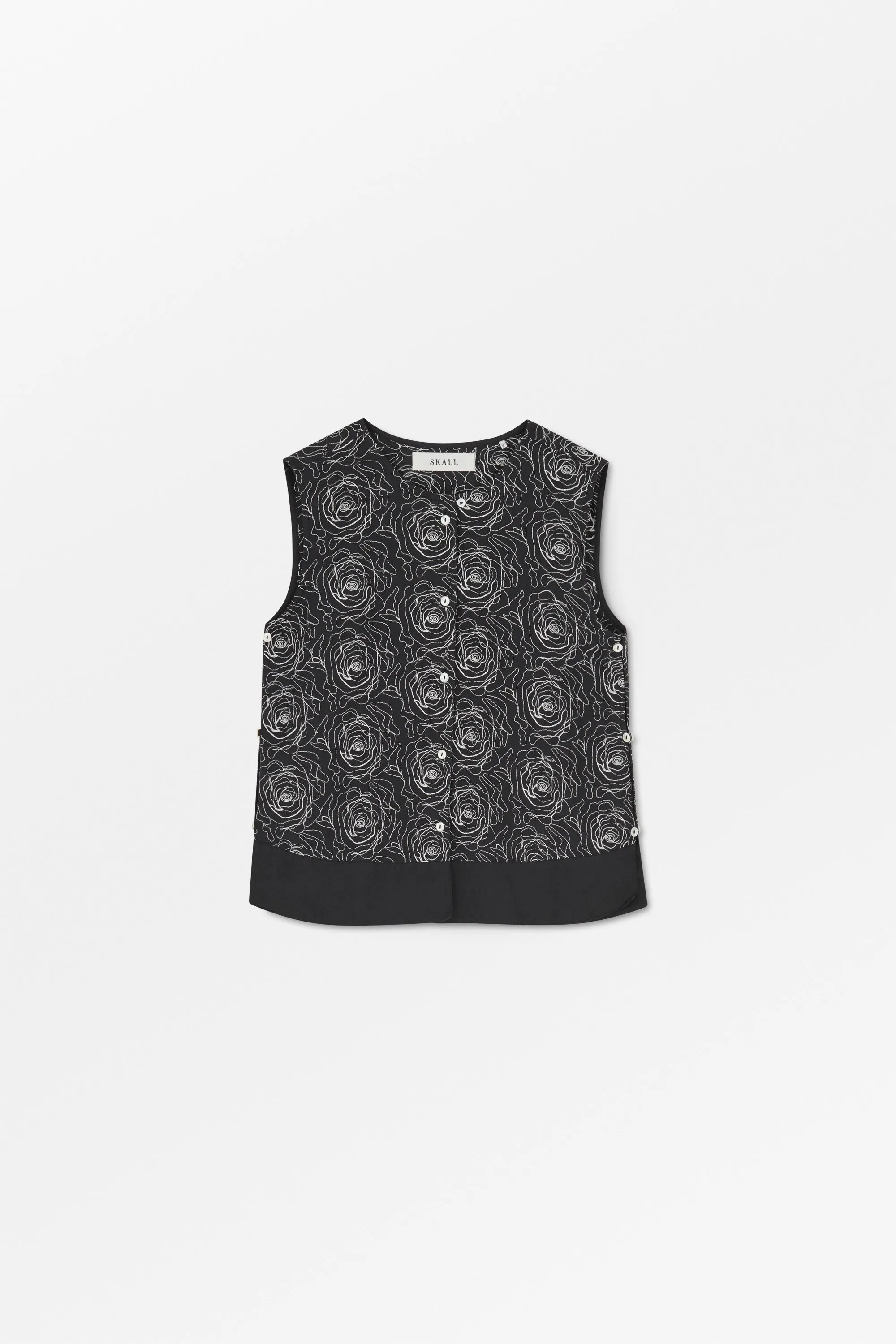 Mollie top - Black sold by Skall Studio