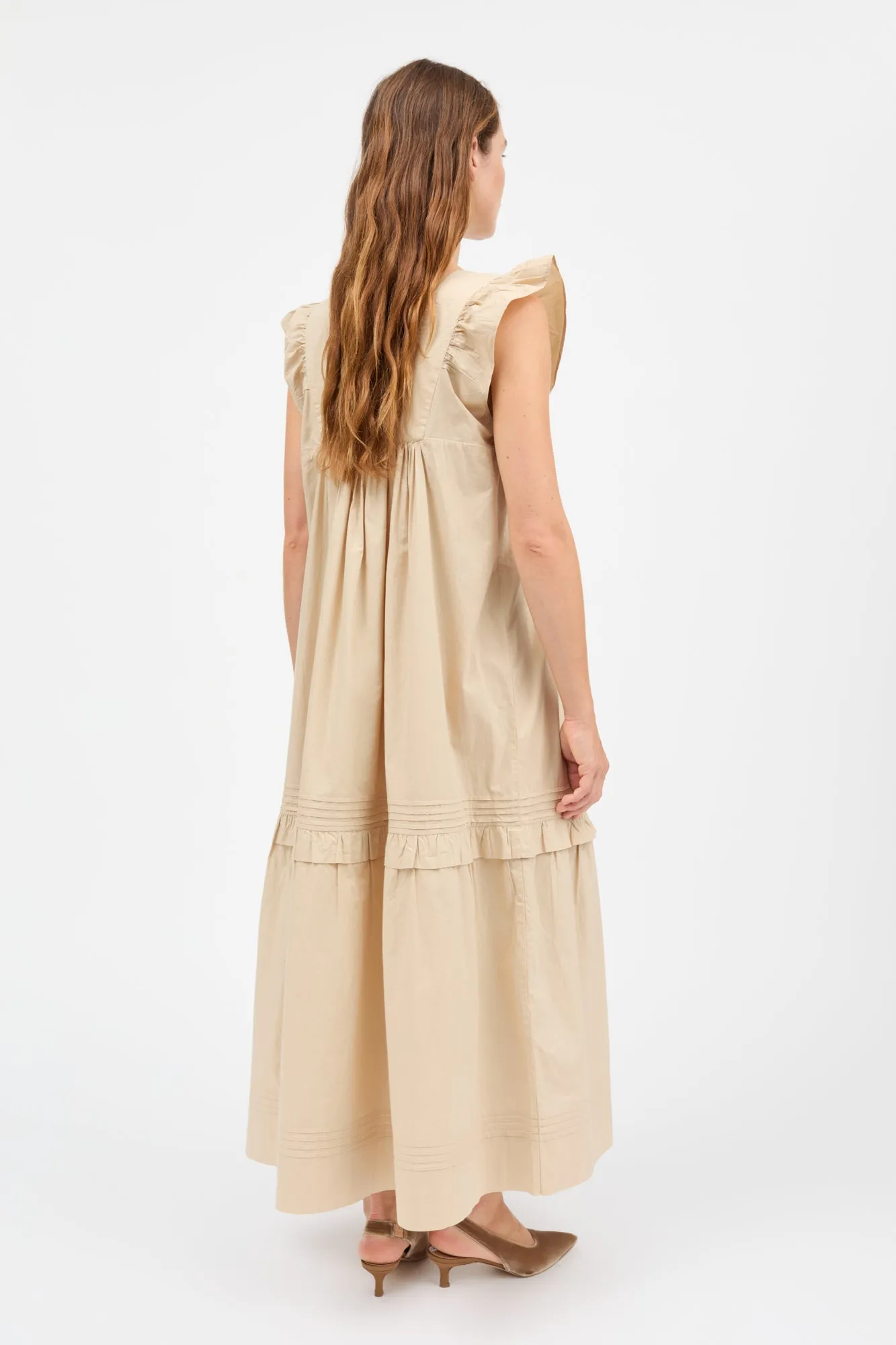 Alina dress - Soft sand sold by Skall Studio product image thumbnail 4