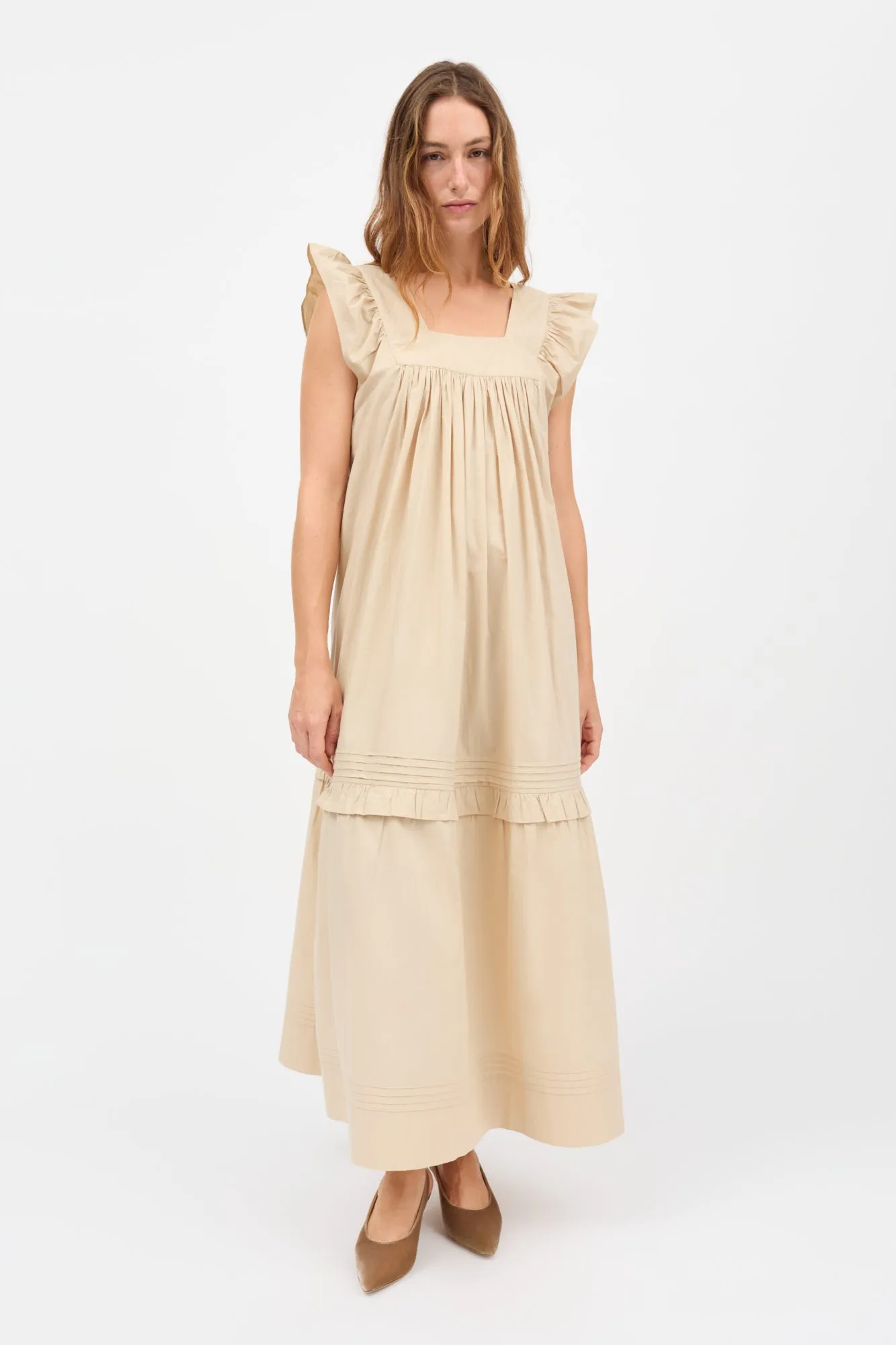 Alina dress - Soft sand sold by Skall Studio product image thumbnail 2
