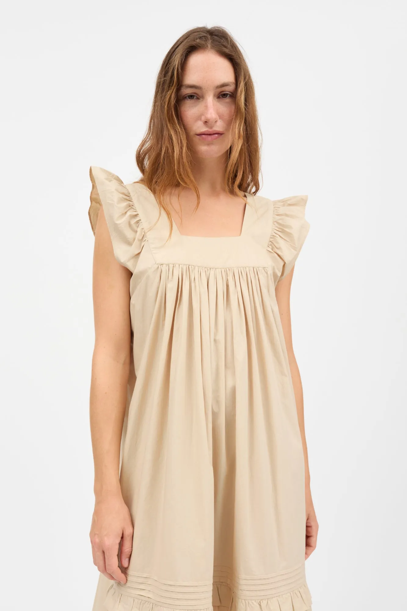 Alina dress - Soft sand sold by Skall Studio product image thumbnail 3