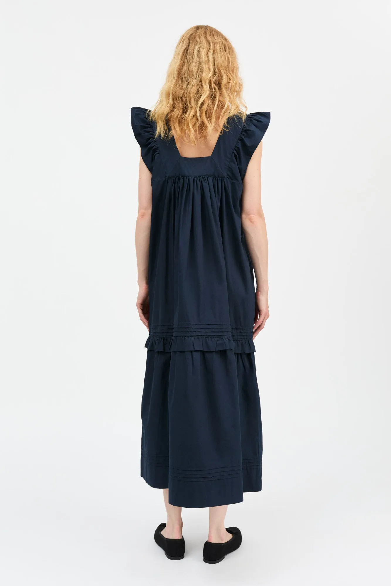 Alina dress - Dark navy sold by Skall Studio product image thumbnail 4