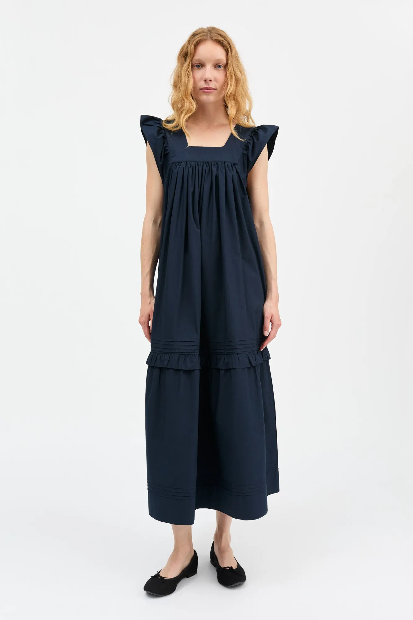Alina dress - Dark navy sold by Skall Studio product image thumbnail 2