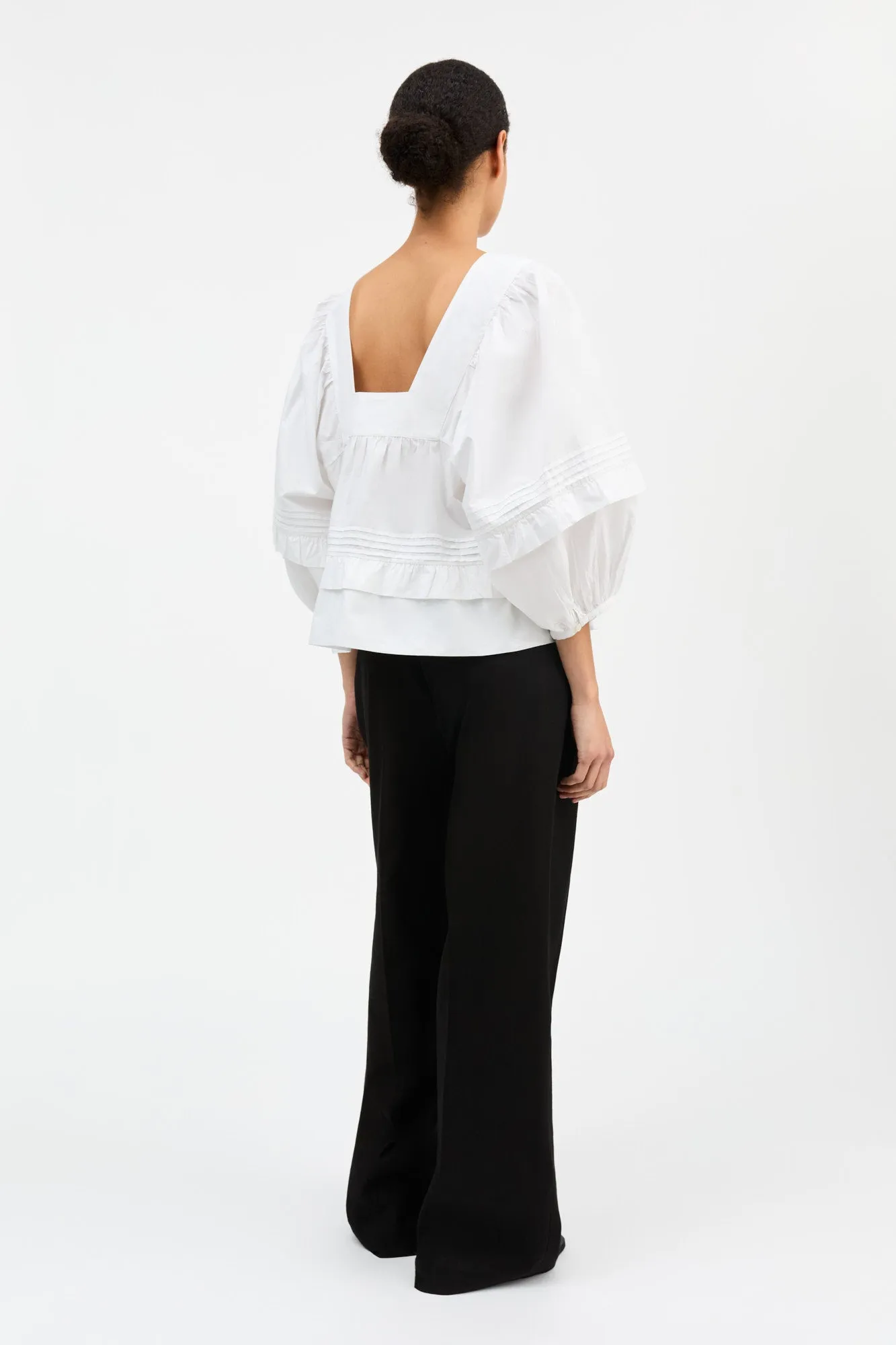 Alice blouse - Optic white sold by Skall Studio product image thumbnail 4