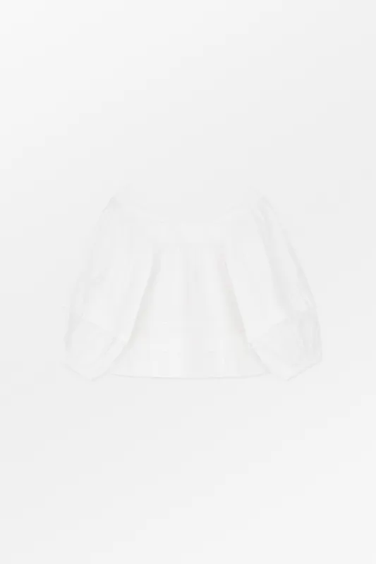 Alice blouse - Optic white sold by Skall Studio