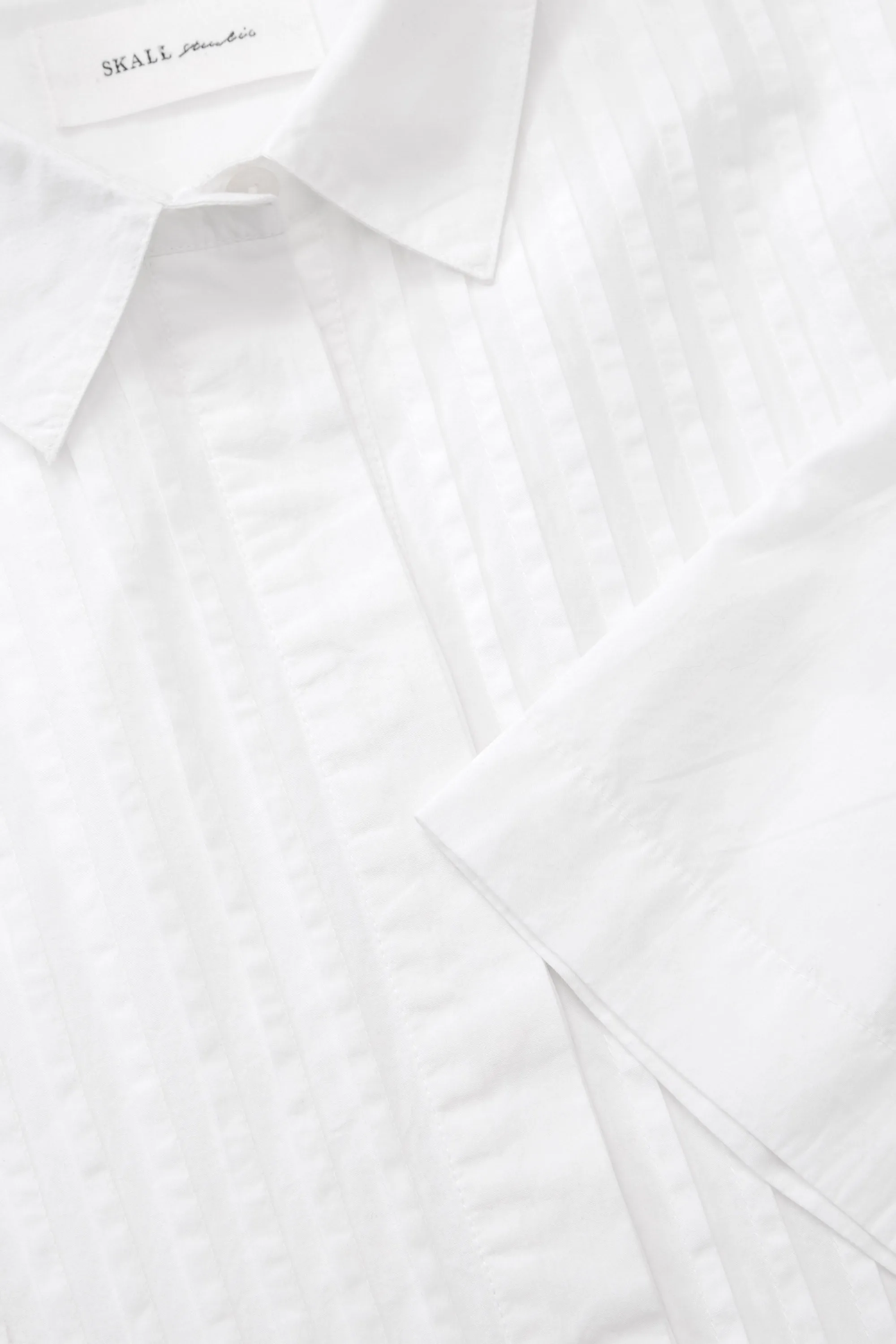 Dot shirtdress - Optic white sold by Skall Studio product image thumbnail 2