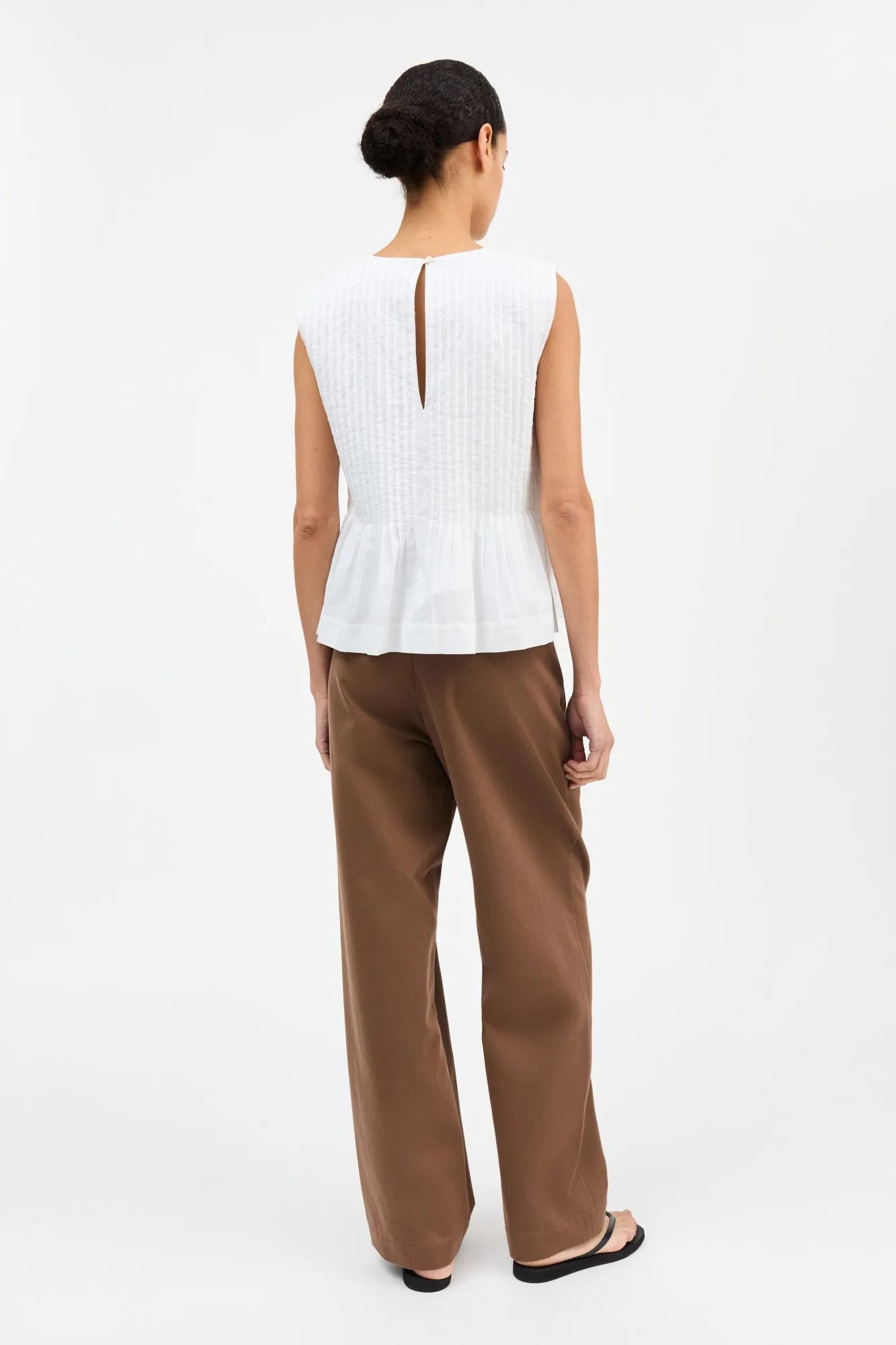 Pavlova top - Optic white sold by Skall Studio product image thumbnail 4