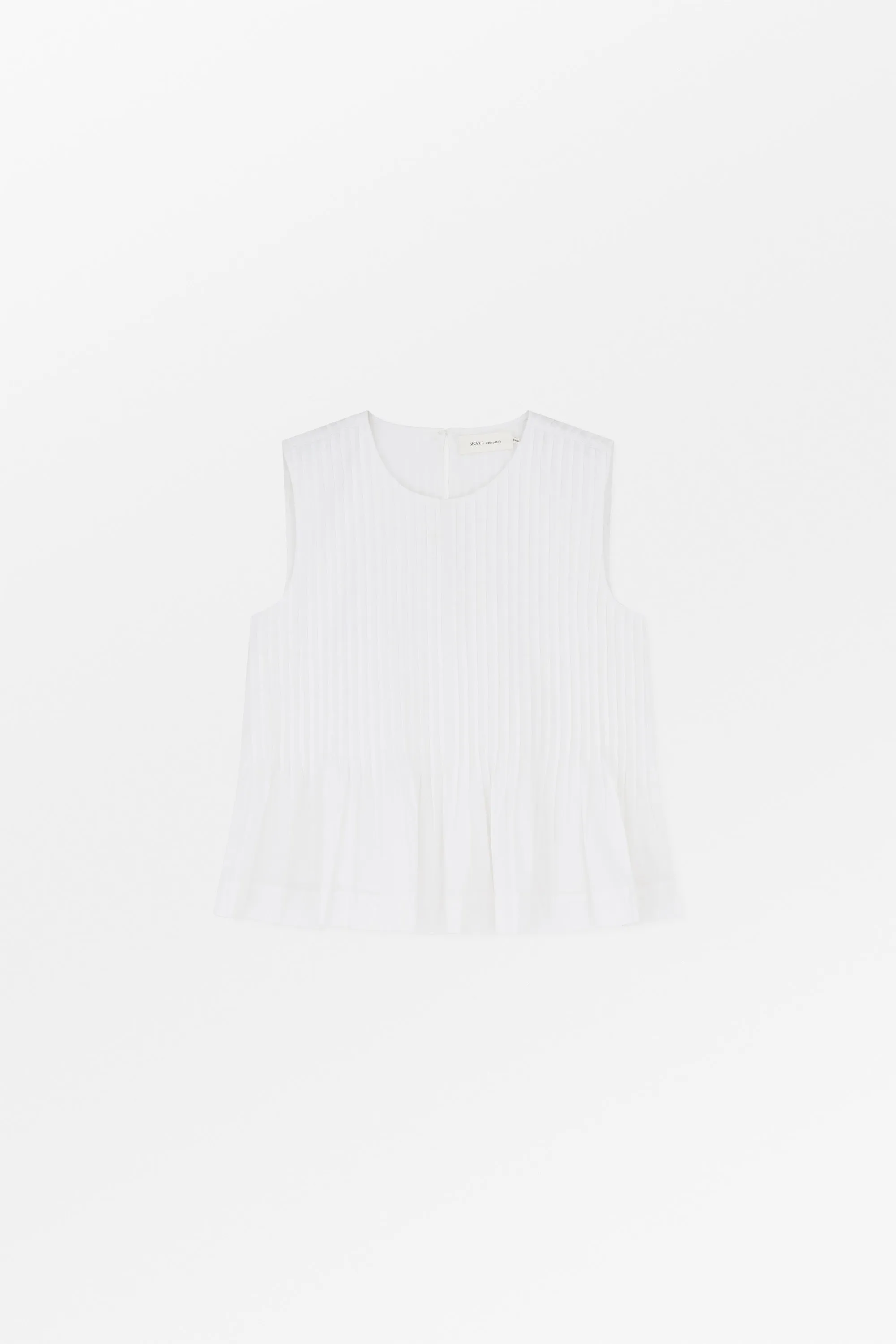 Pavlova top - Optic white sold by Skall Studio