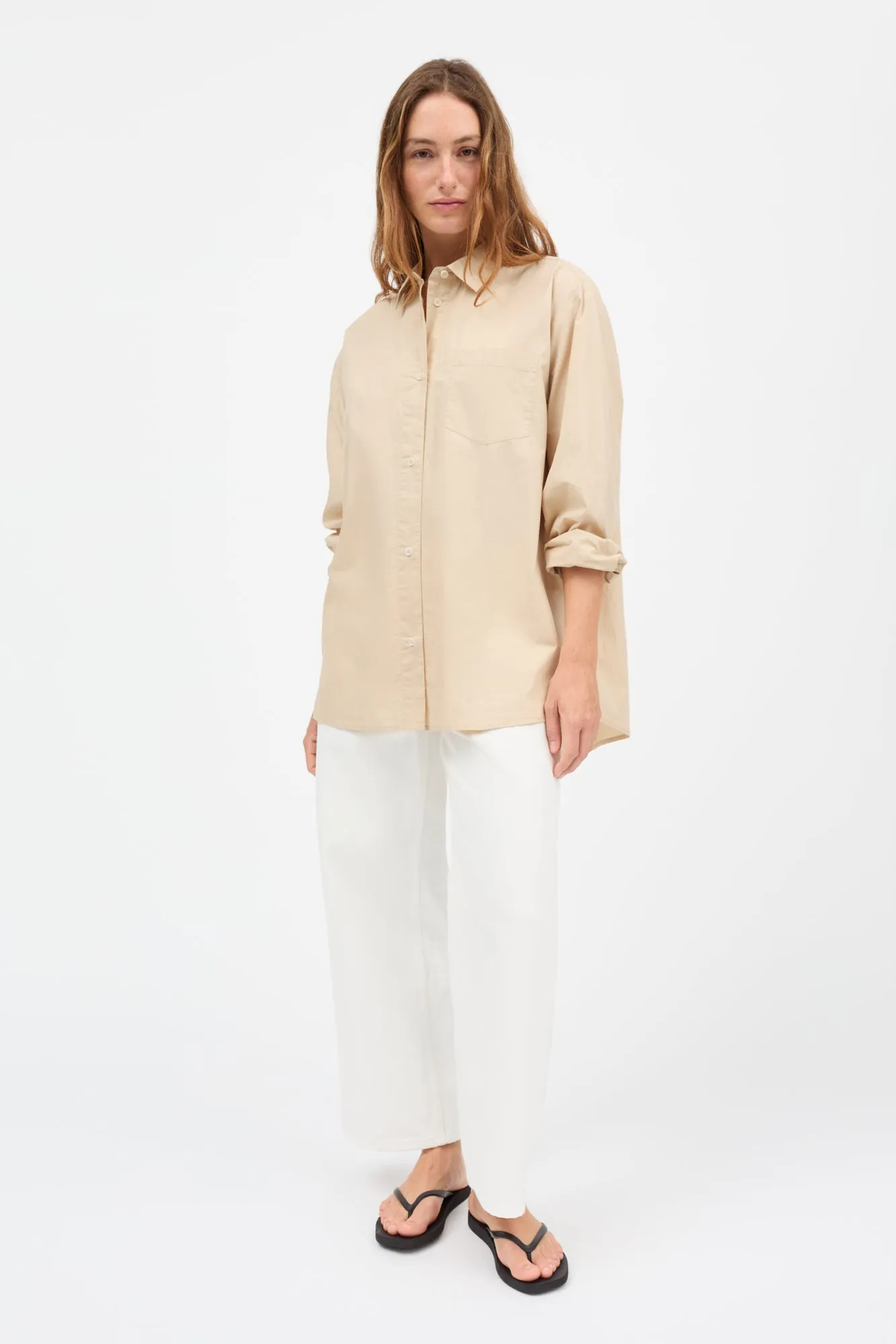 Edgar shirt - Soft sand sold by Skall Studio product image thumbnail 2