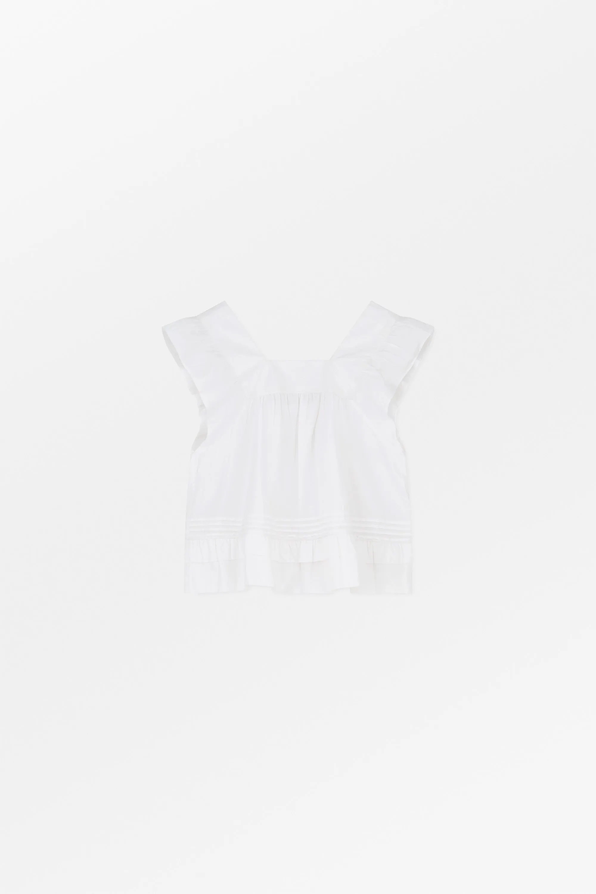 Alice top - Optic white sold by Skall Studio