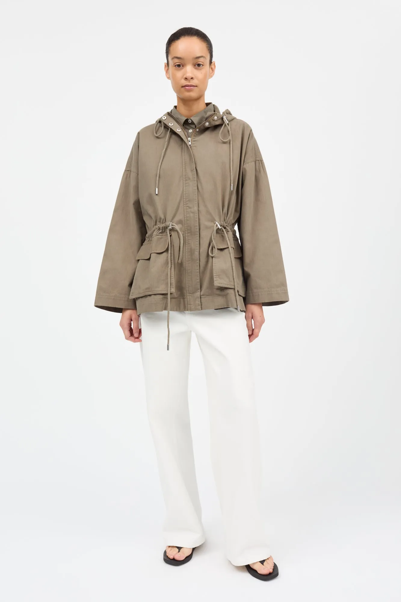 Garden parka jacket - Khaki sold by Skall Studio product image thumbnail 3