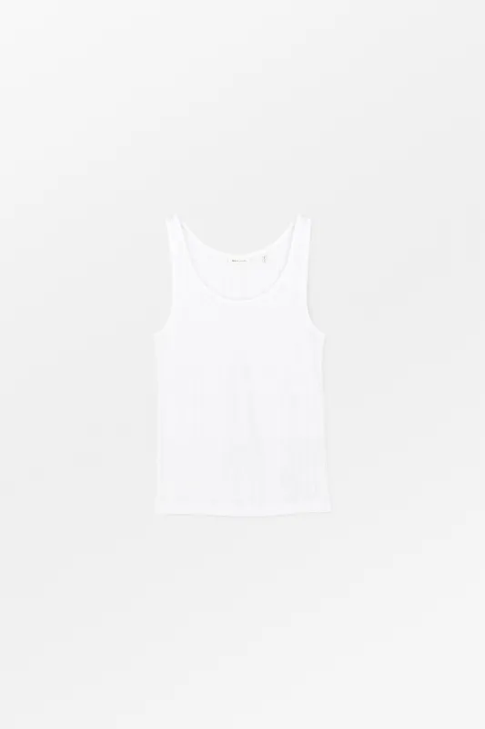 Anna top - Optic white made by Skall Studio