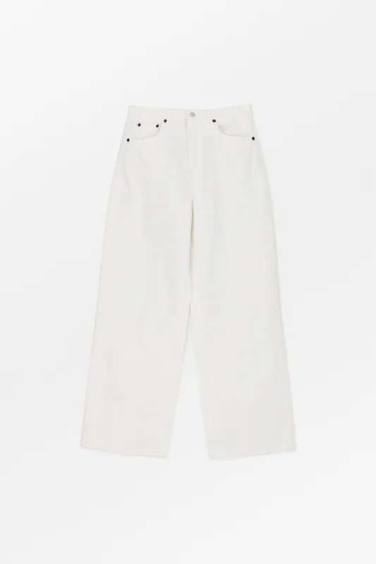 Willow wide jeans - Off white made by Skall Studio
