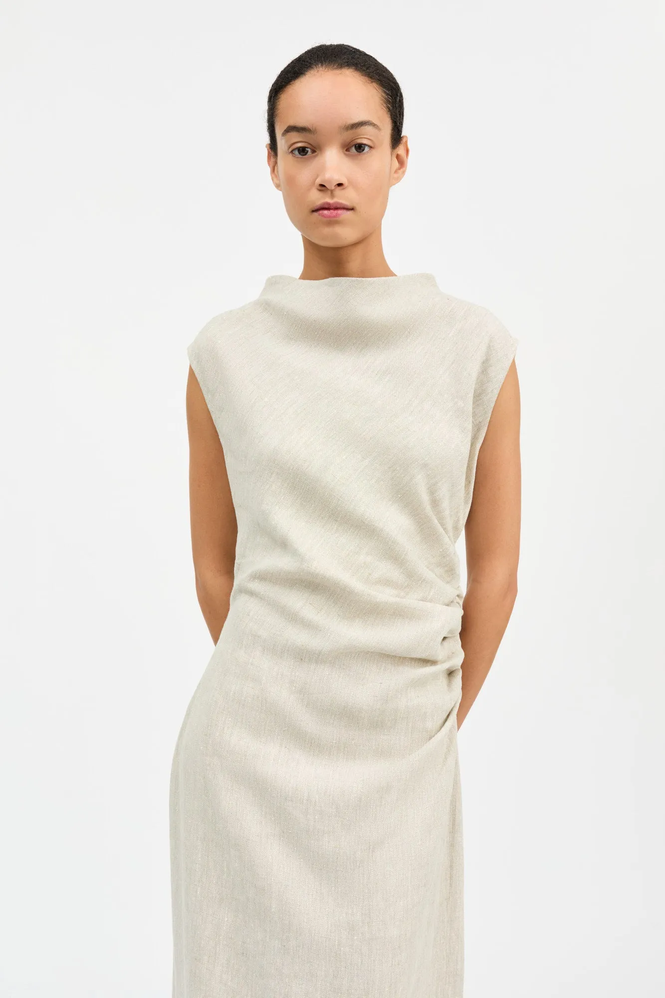 Sahara dress - Light linen sold by Skall Studio product image thumbnail 3