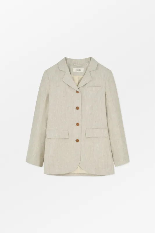 Sahara blazer - Light linen made by Skall Studio