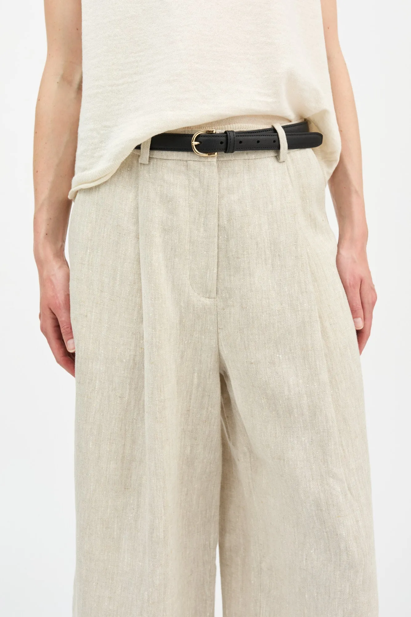 Bob trousers - Light linen sold by Skall Studio product image thumbnail 3