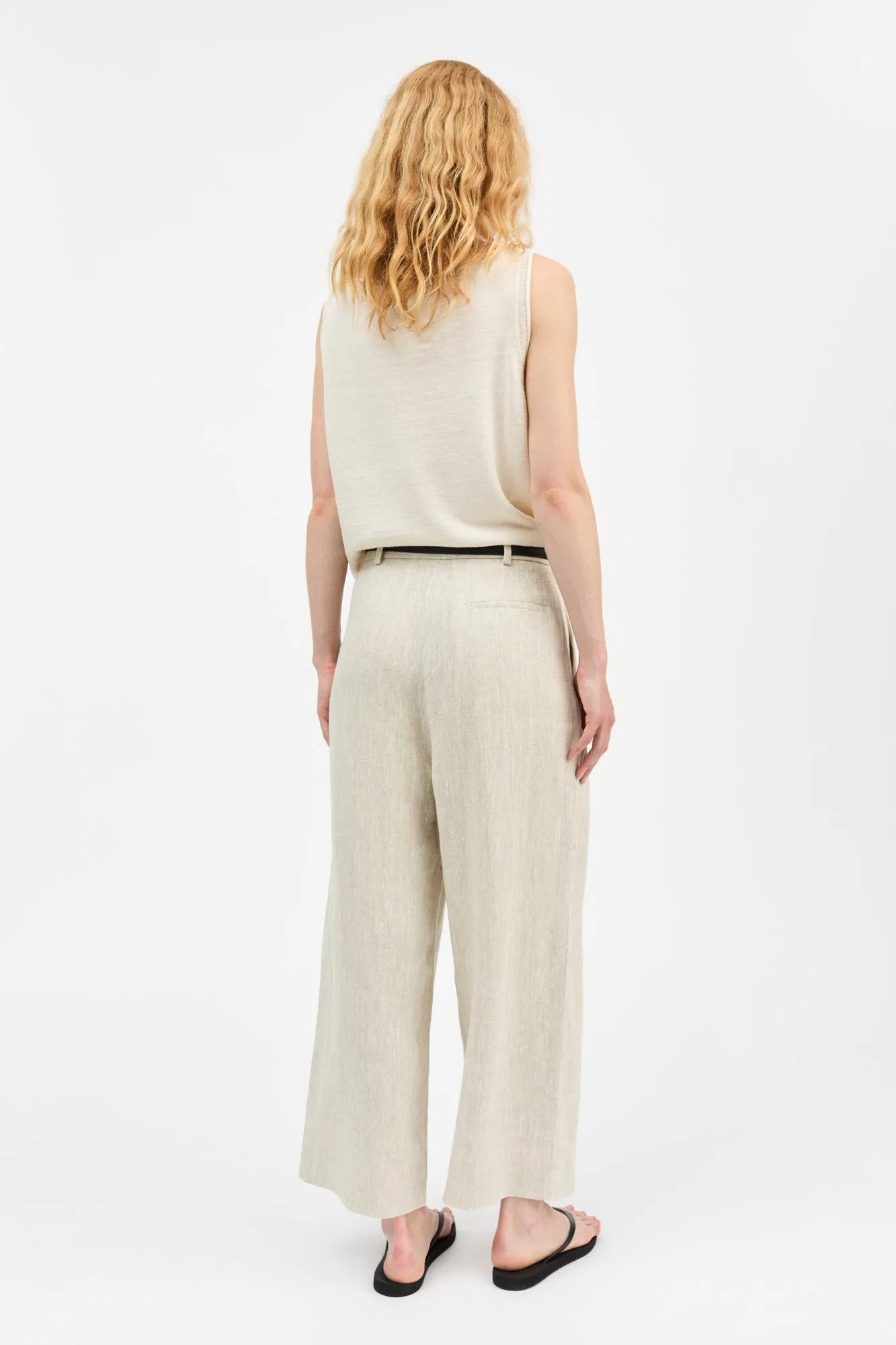 Bob trousers - Light linen sold by Skall Studio product image thumbnail 4