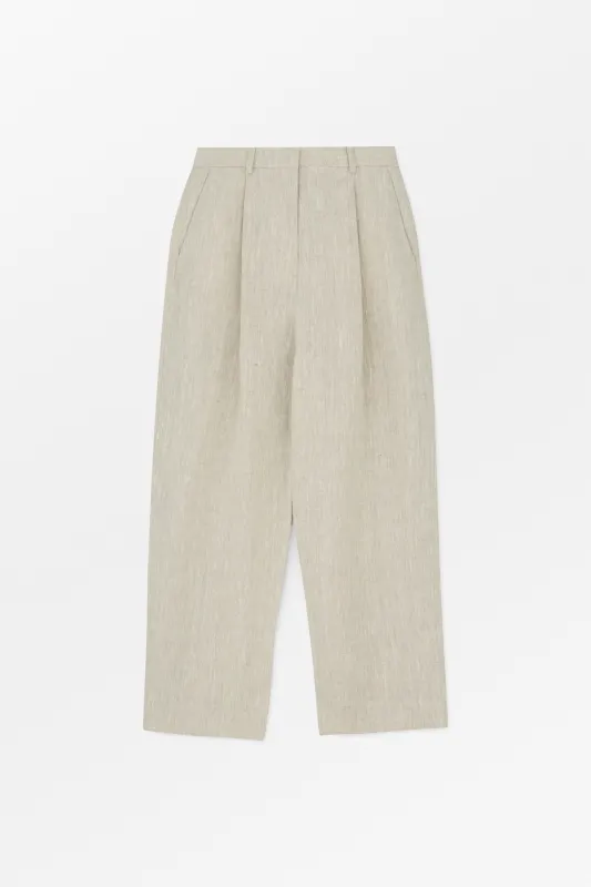 Bob trousers - Light linen made by Skall Studio
