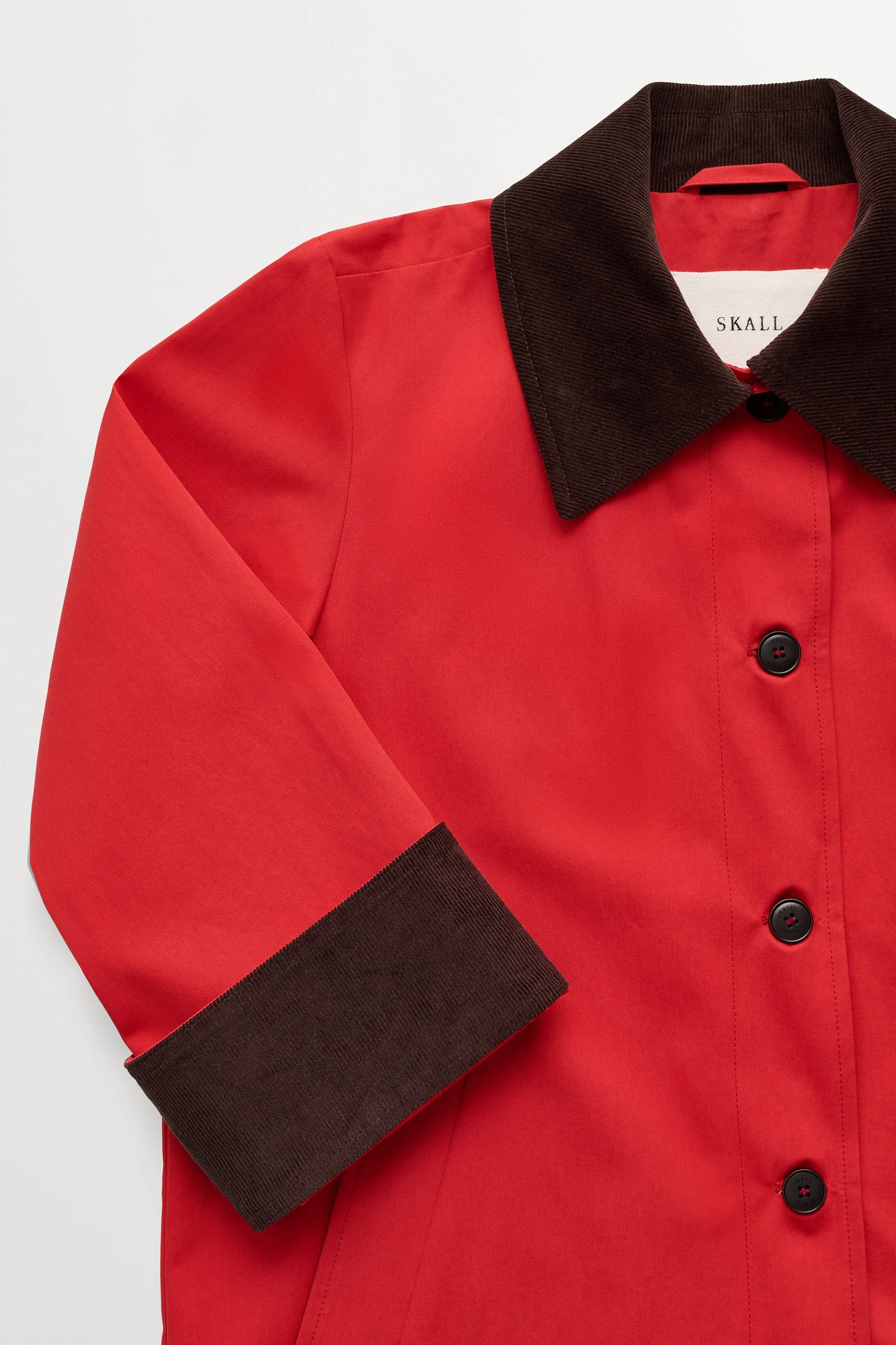 Gaby mac coat - Aurora red sold by Skall Studio product image thumbnail 2