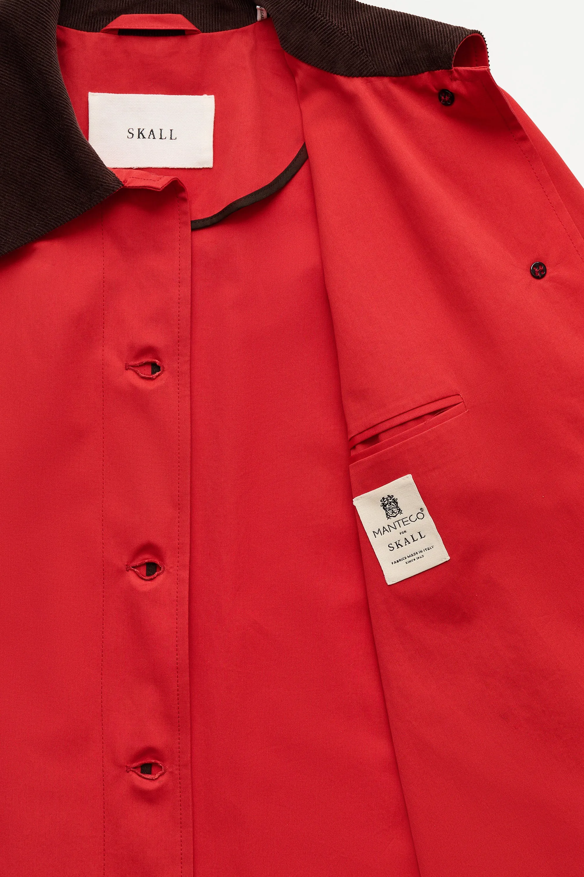 Gaby mac coat - Aurora red sold by Skall Studio product image thumbnail 4