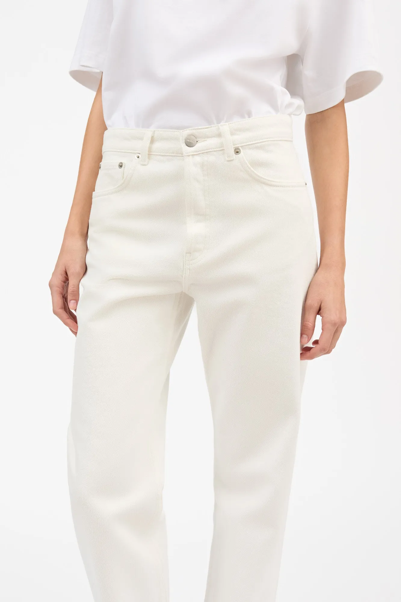 Sharon straight jeans - Off white sold by Skall Studio product image thumbnail 3