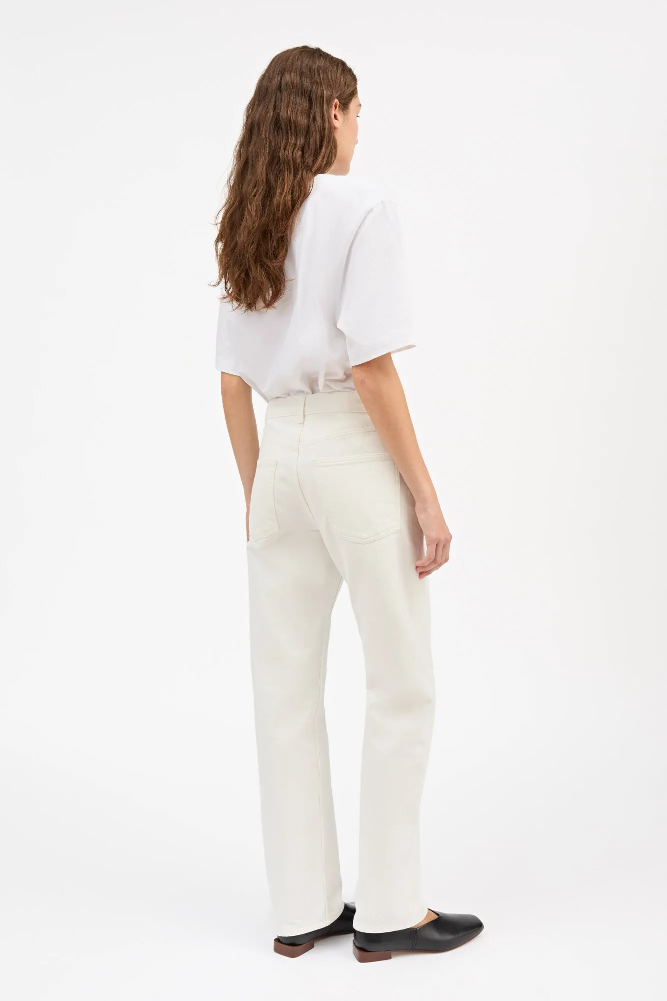 Sharon straight jeans - Off white sold by Skall Studio product image thumbnail 4