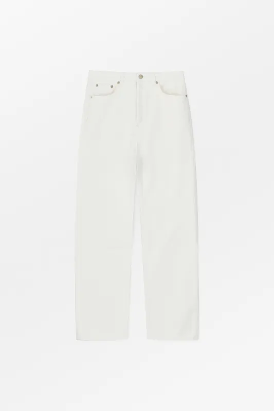 Sharon straight jeans - Off white made by Skall Studio