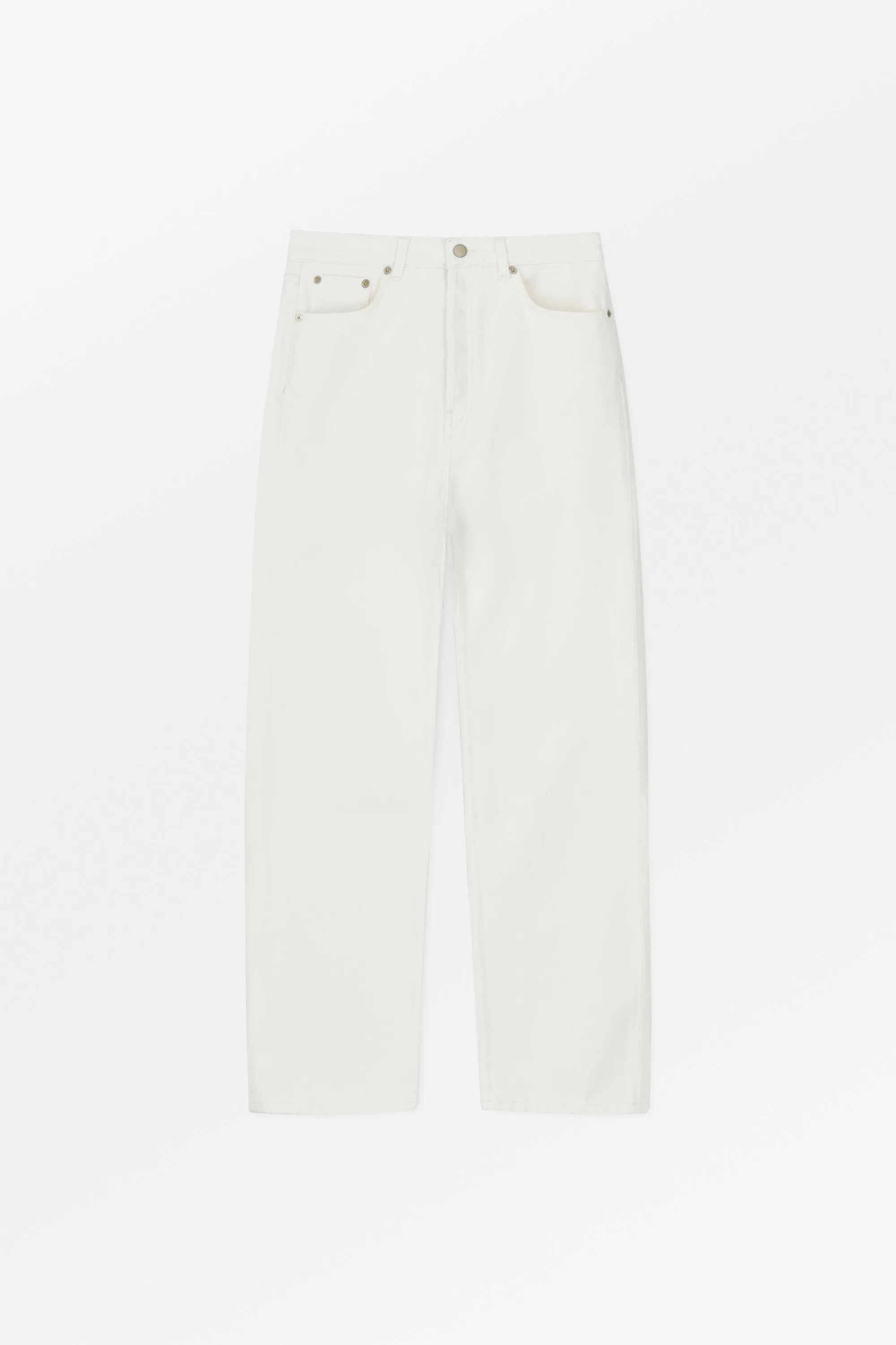 Sharon straight jeans - Off white sold by Skall Studio