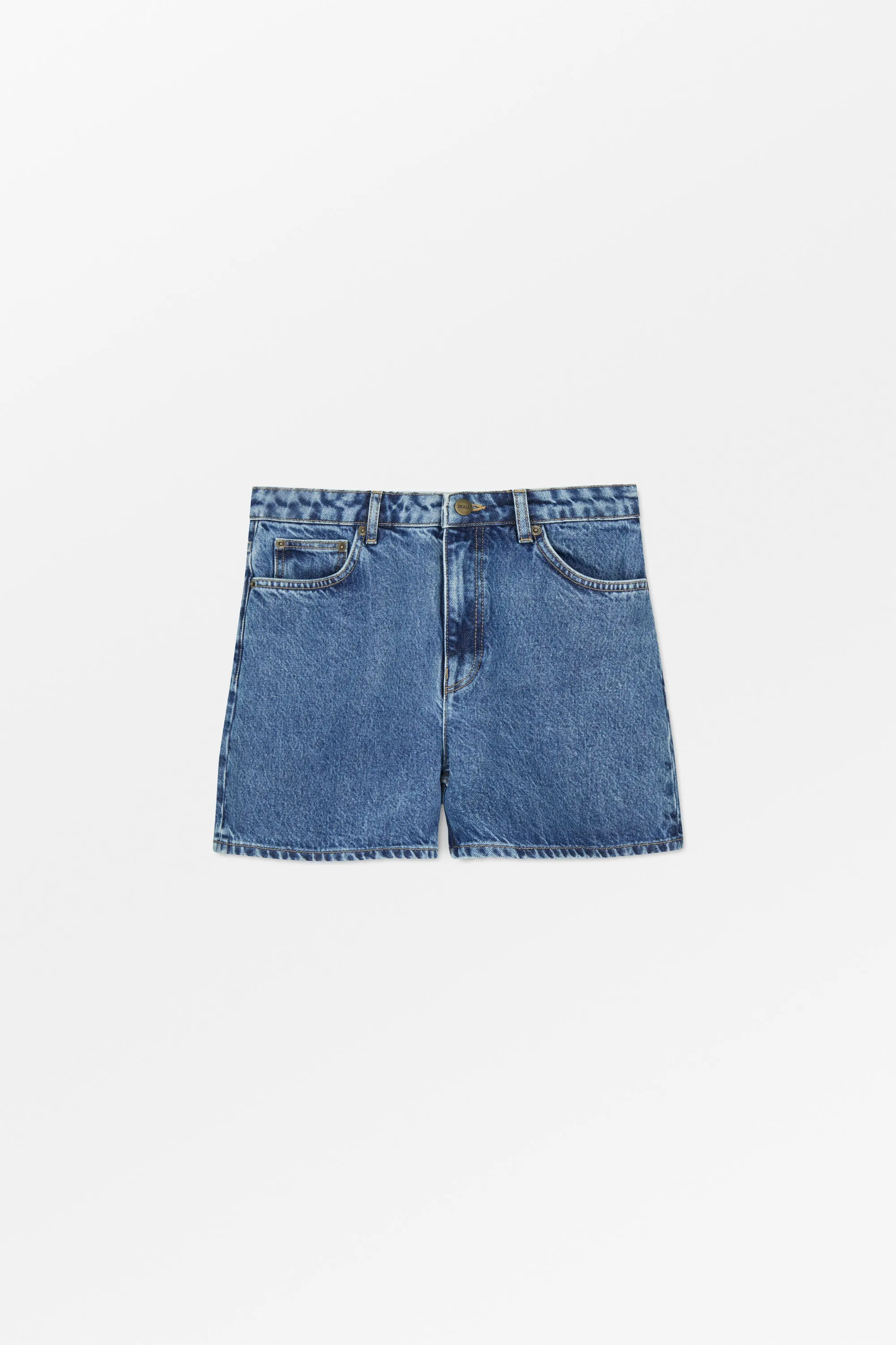 Willie shorts - Slouchy blue sold by Skall Studio