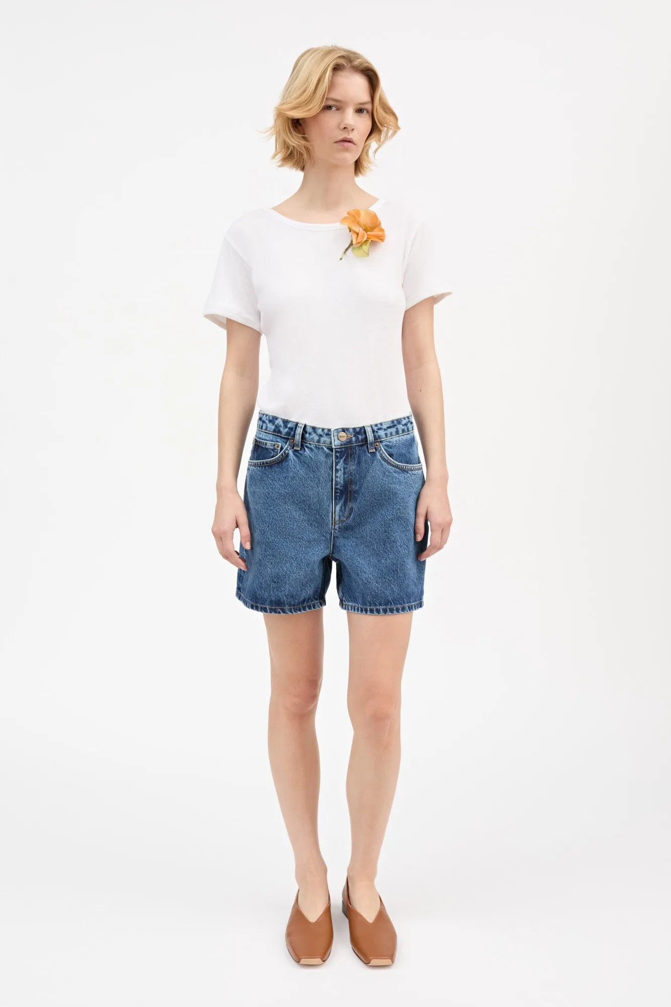 Willie shorts - Slouchy blue sold by Skall Studio product image thumbnail 2