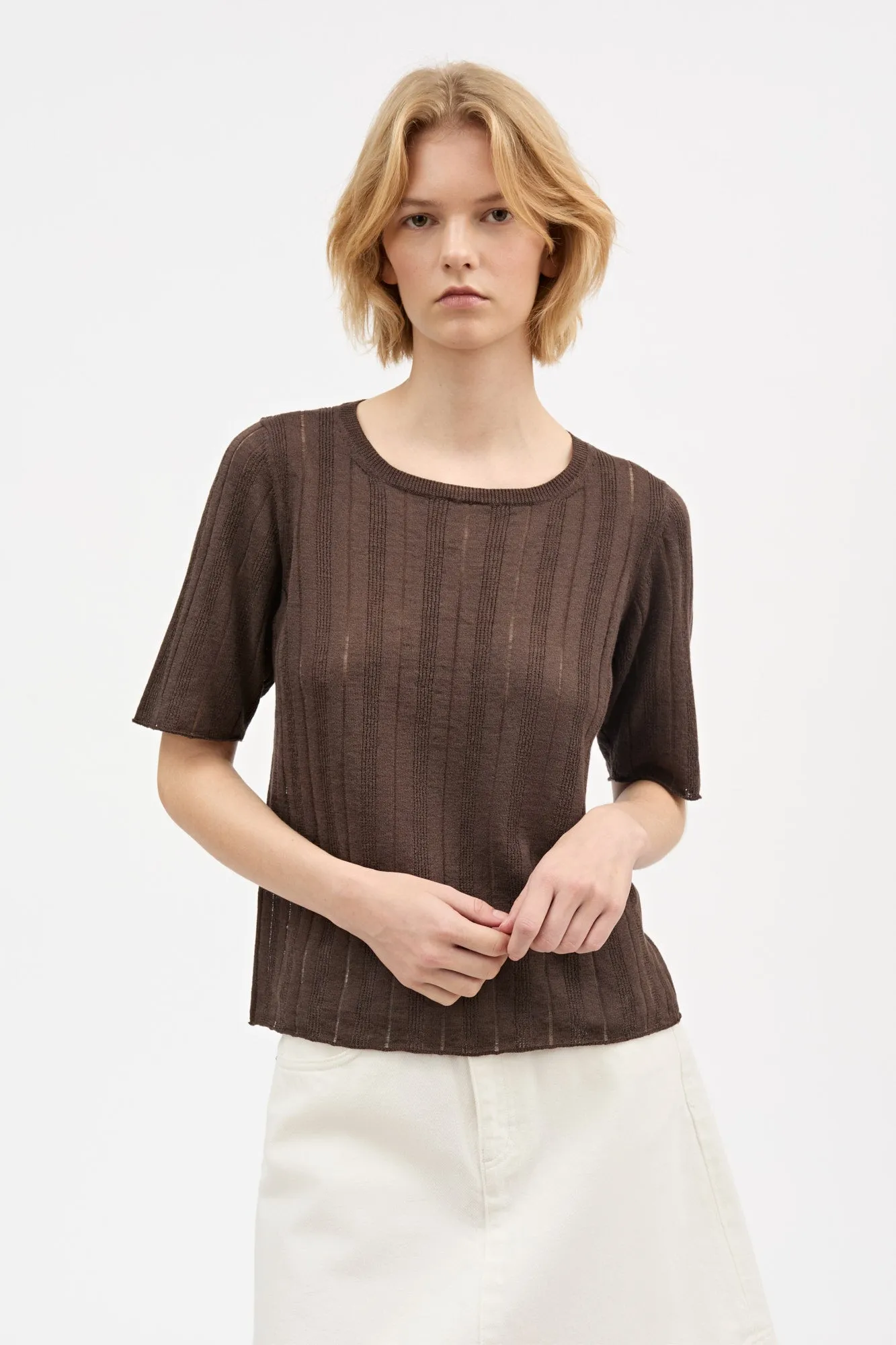 Toscany tee - Brown sold by Skall Studio product image thumbnail 2