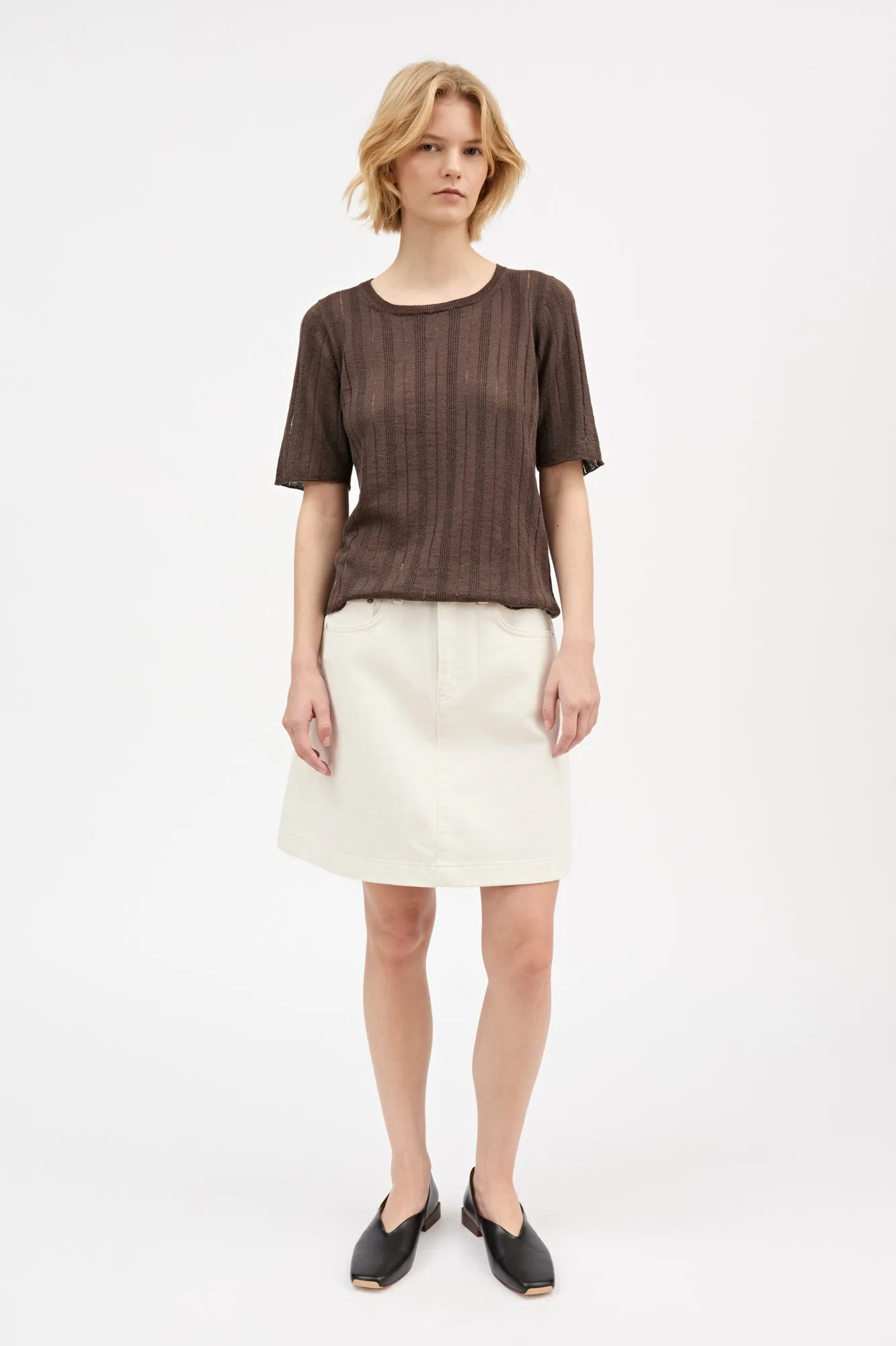 Toscany tee - Brown sold by Skall Studio product image thumbnail 3