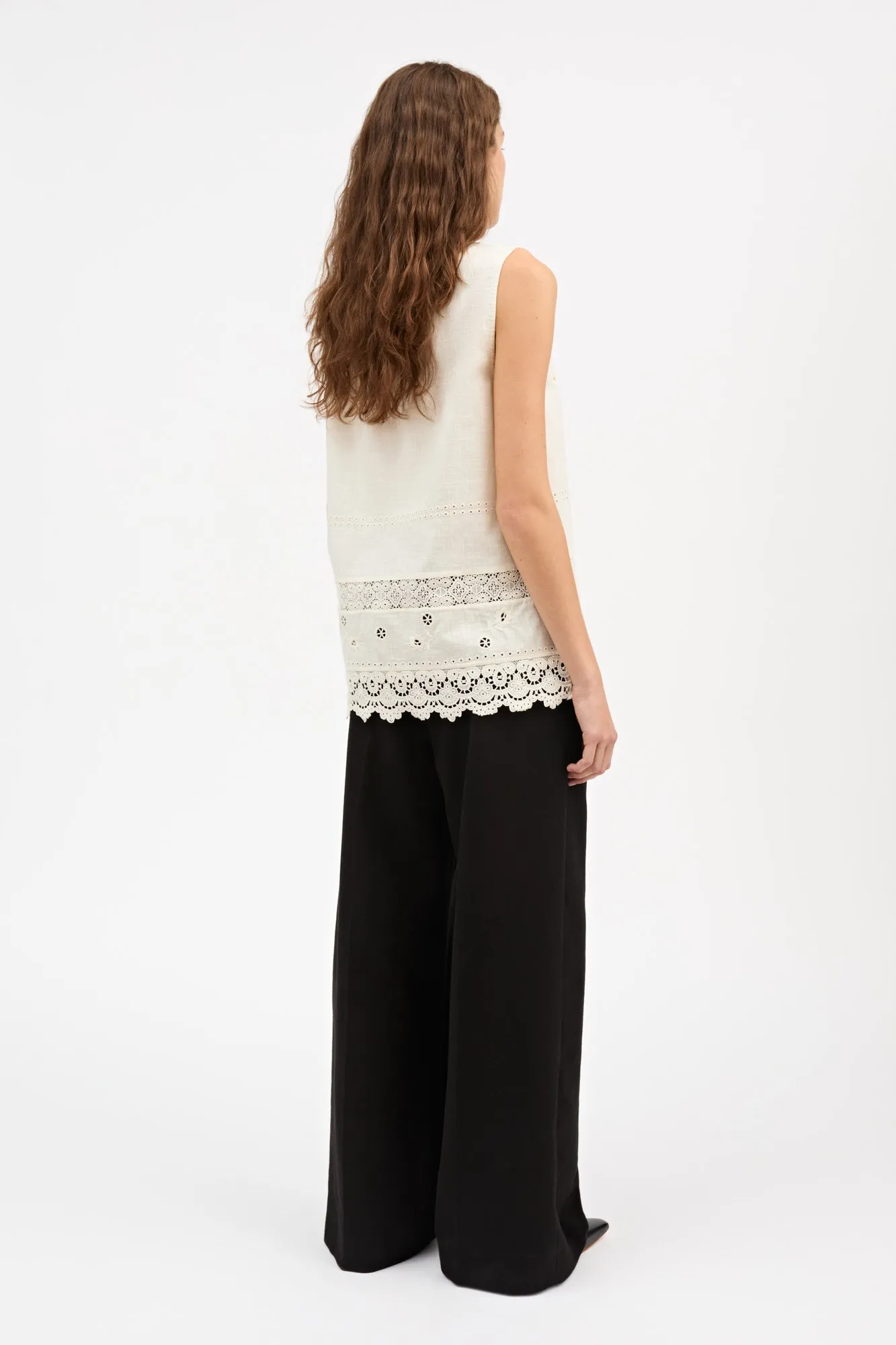 Tallulah top - Antique white sold by Skall Studio product image thumbnail 4