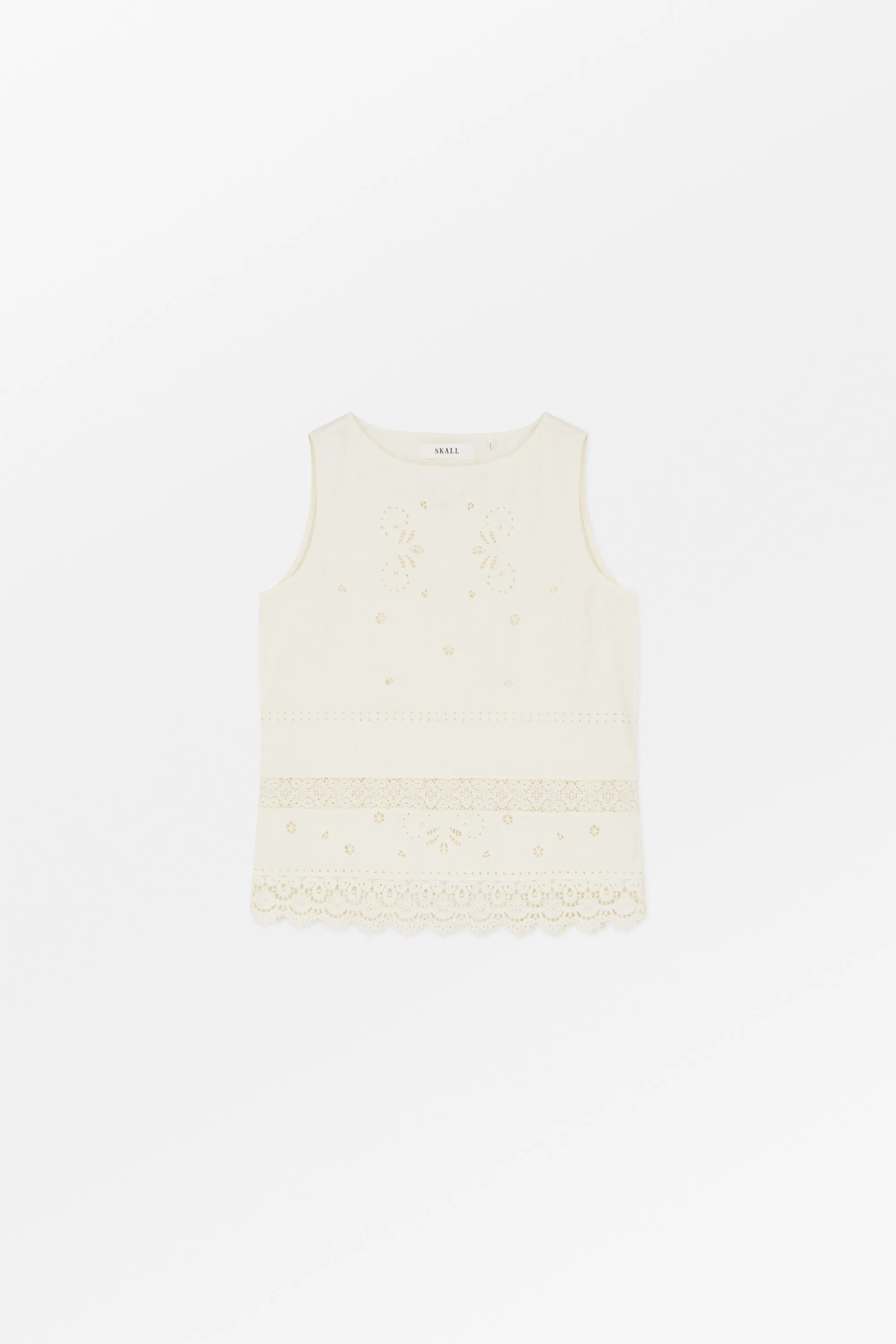 Tallulah top - Antique white sold by Skall Studio