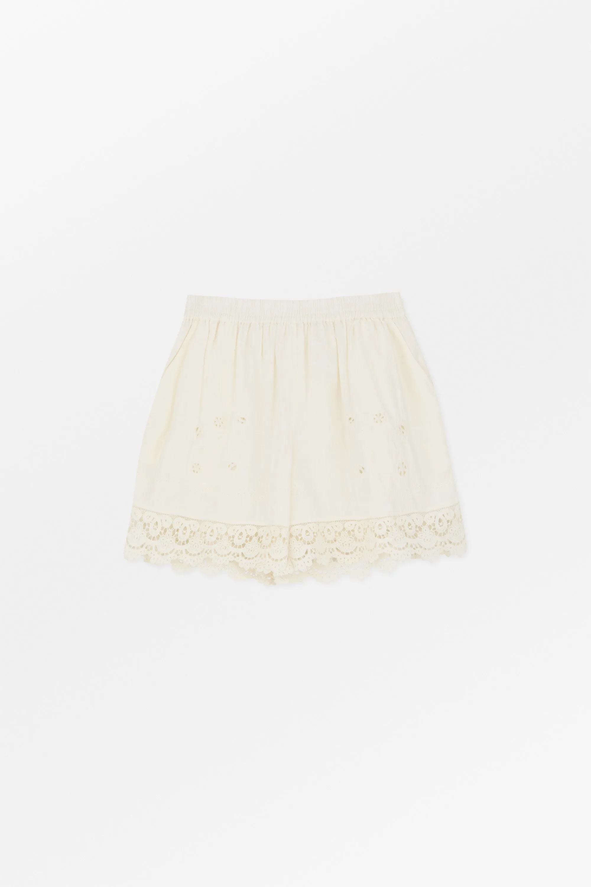 Tallulah shorts - Antique white sold by Skall Studio