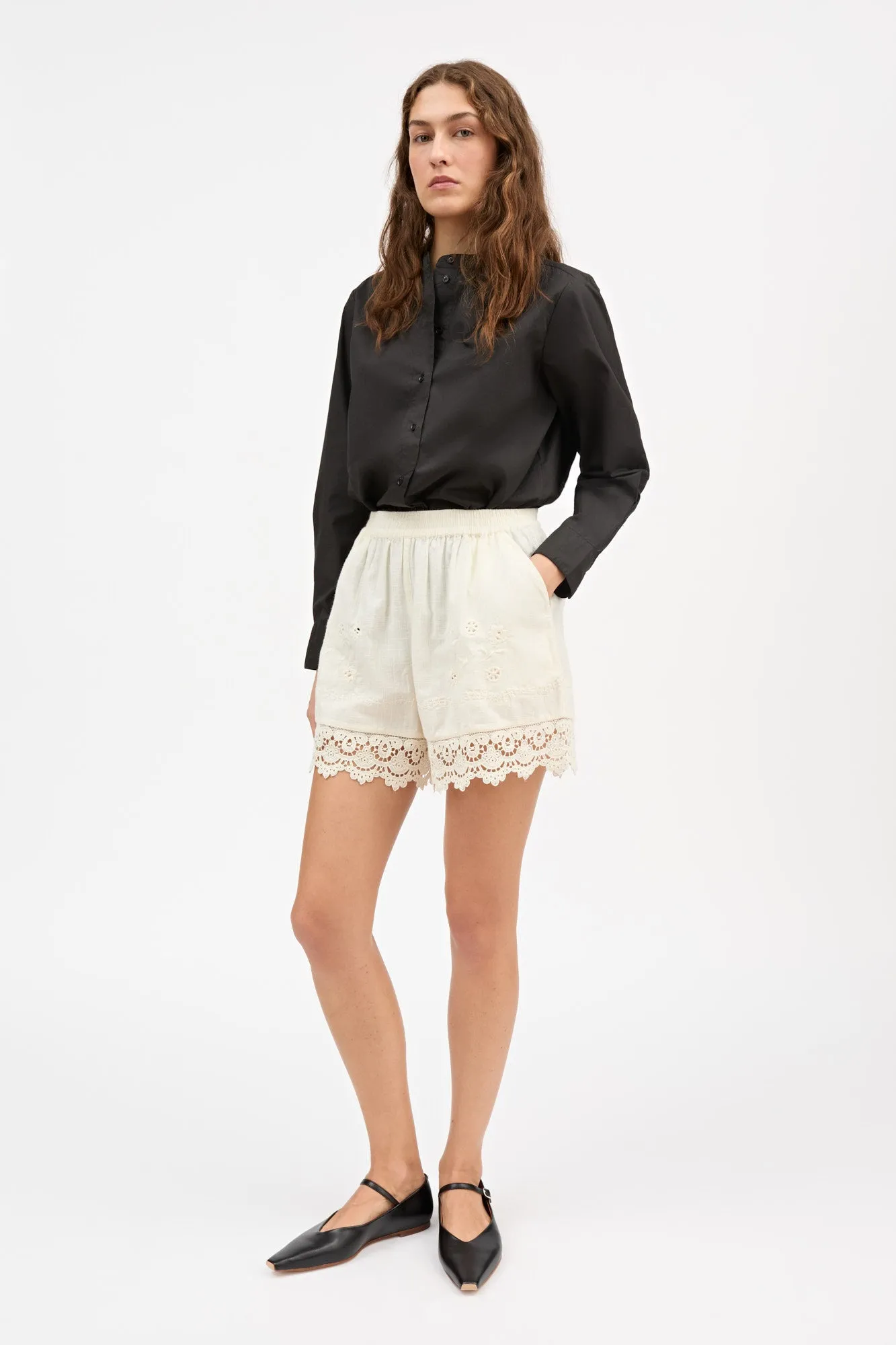 Tallulah shorts - Antique white sold by Skall Studio product image thumbnail 3