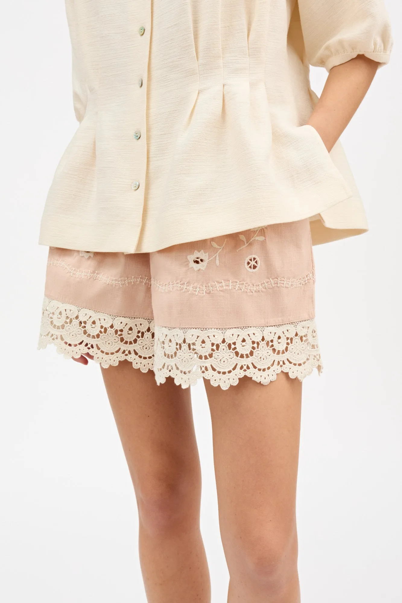 Tallulah shorts - Antique Rose sold by Skall Studio product image thumbnail 2