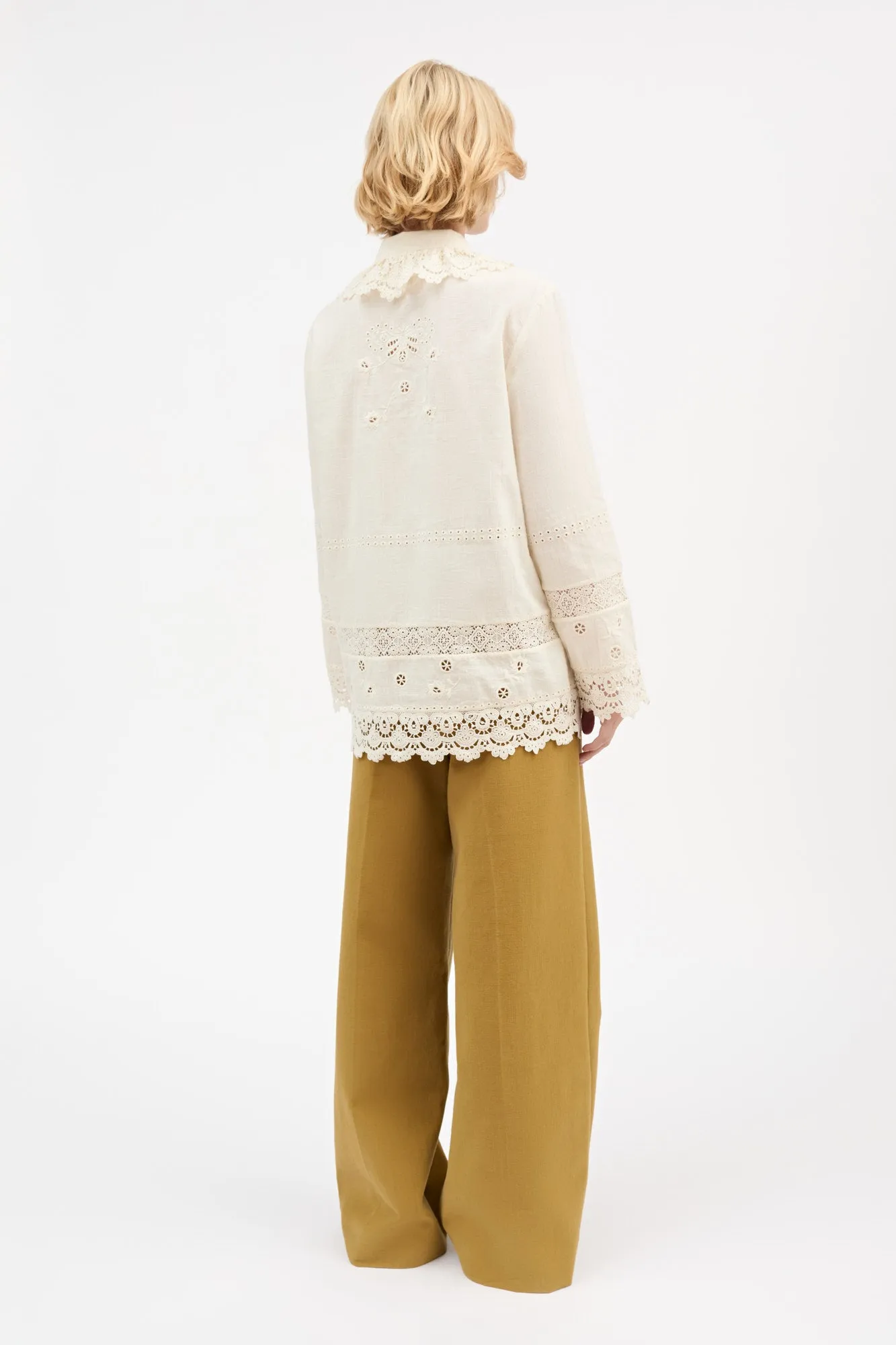 Tallulah shirt - Antique white sold by Skall Studio product image thumbnail 4