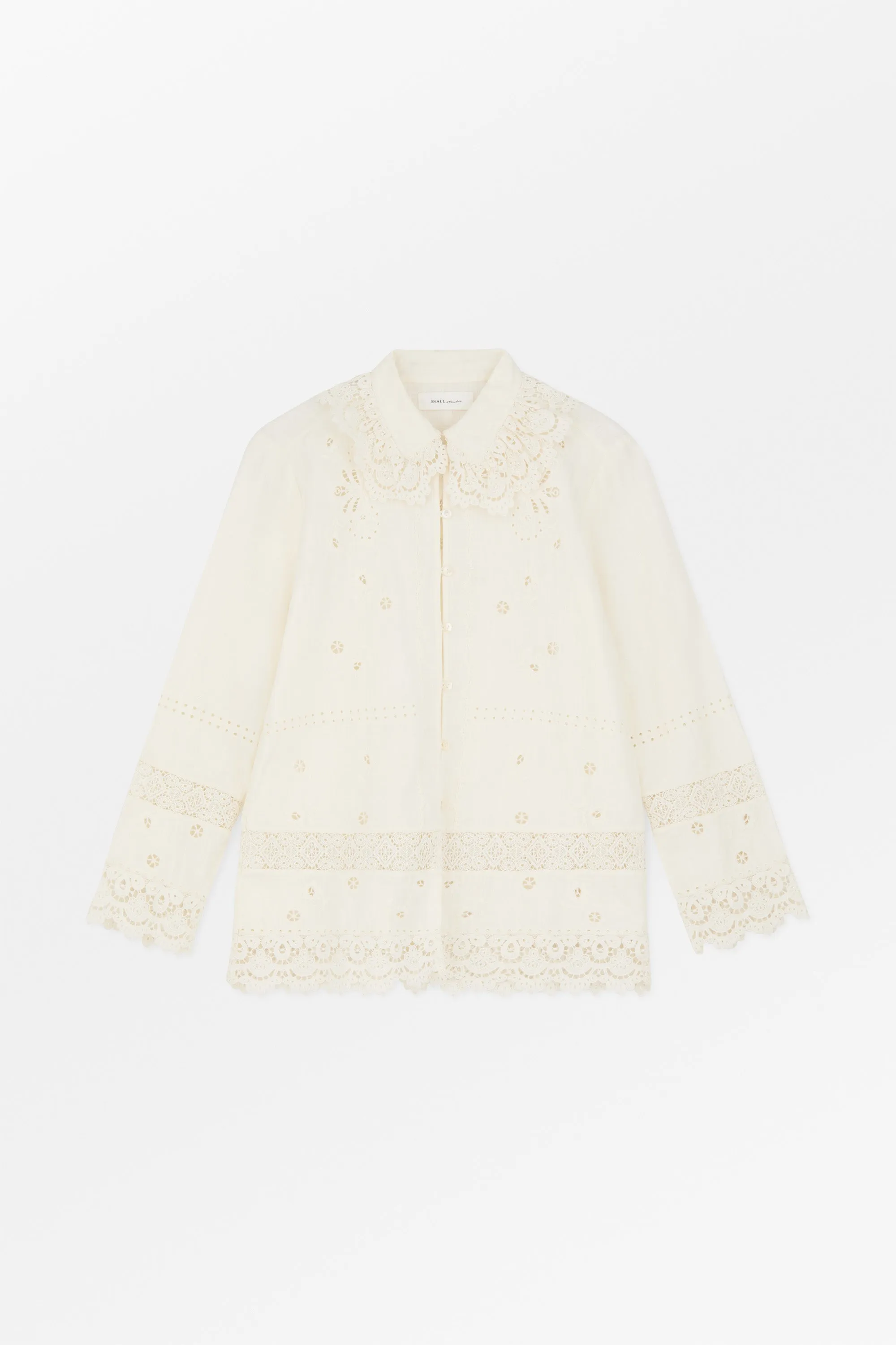 Tallulah shirt - Antique white sold by Skall Studio