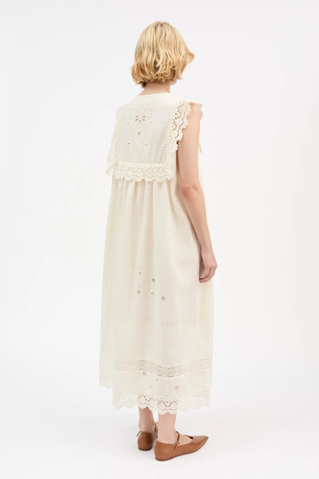 Tallulah dress - Antique white sold by Skall Studio product image thumbnail 4