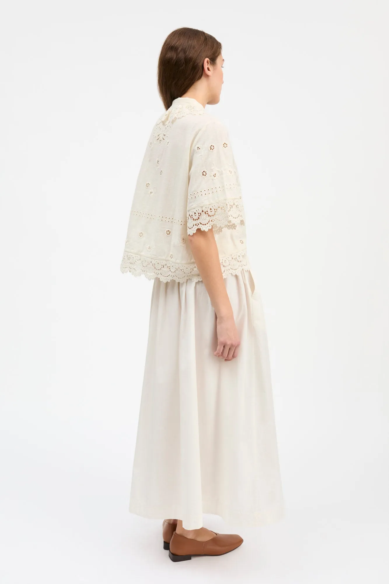 Talia shirt - Antique white sold by Skall Studio product image thumbnail 4